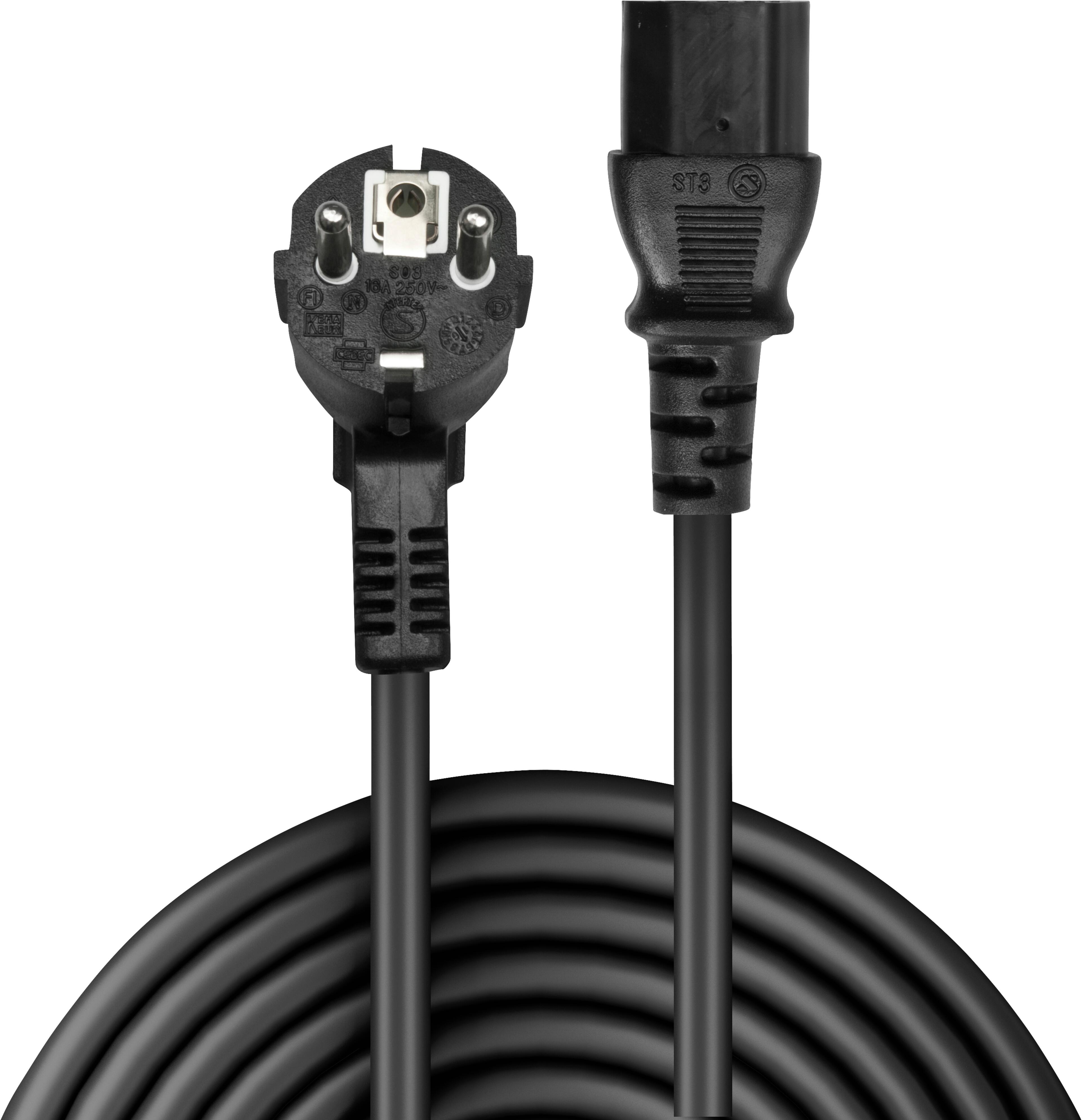 Power Cable Local/m - C13 3m Black