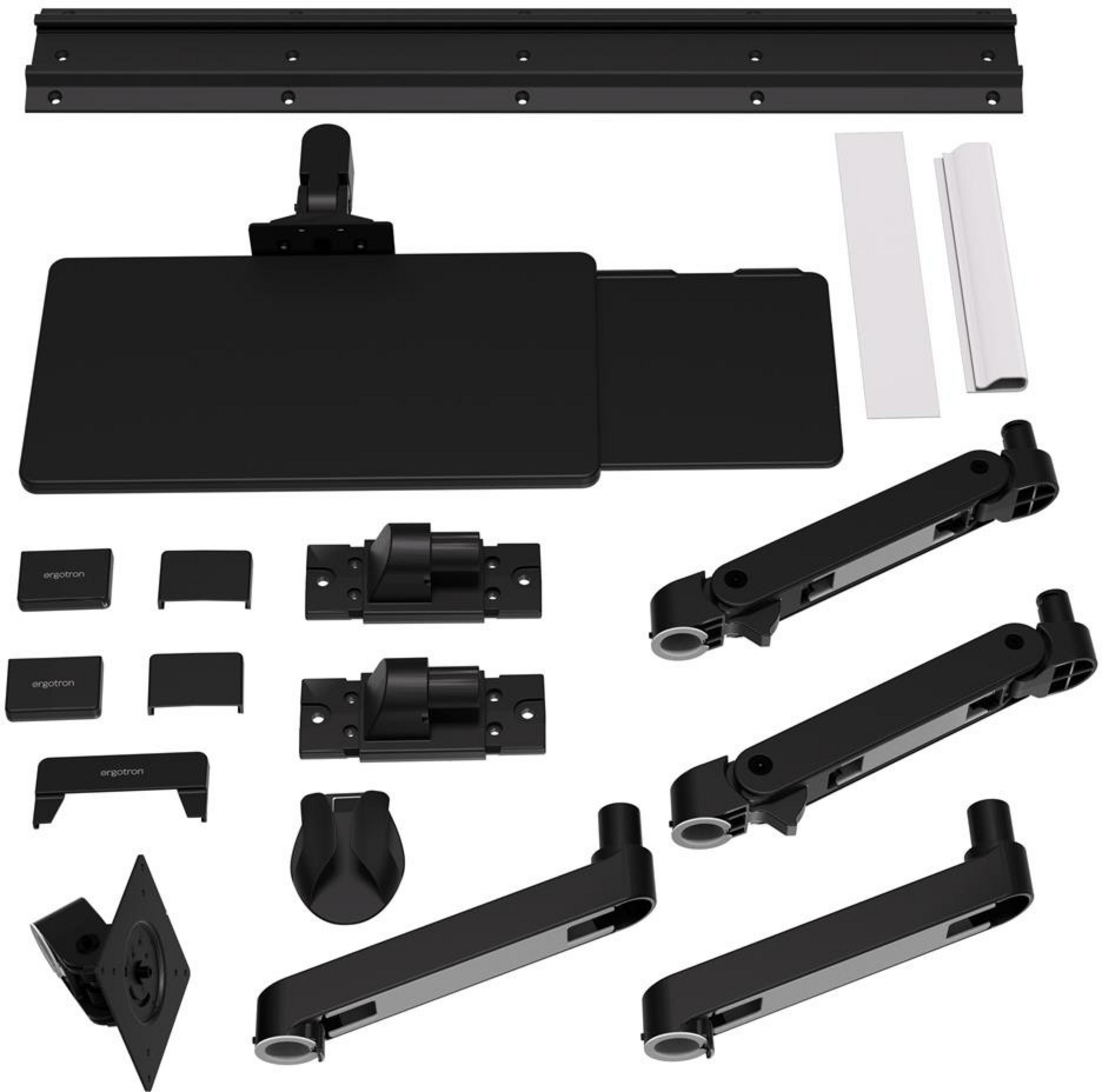 Système fix. mural Ergotron LX Pro noir