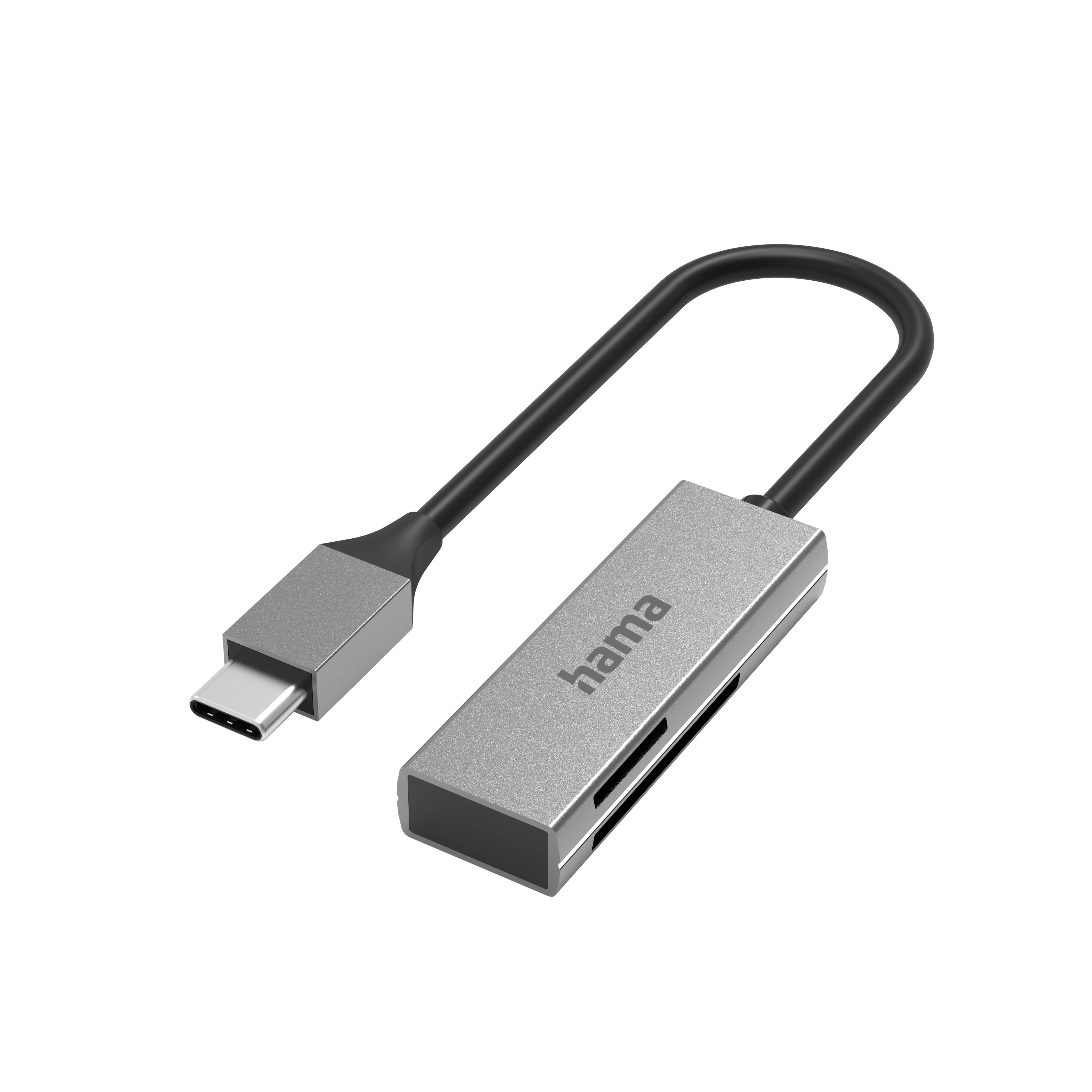 Hama Alu SD/microSD USB-C Card Reader