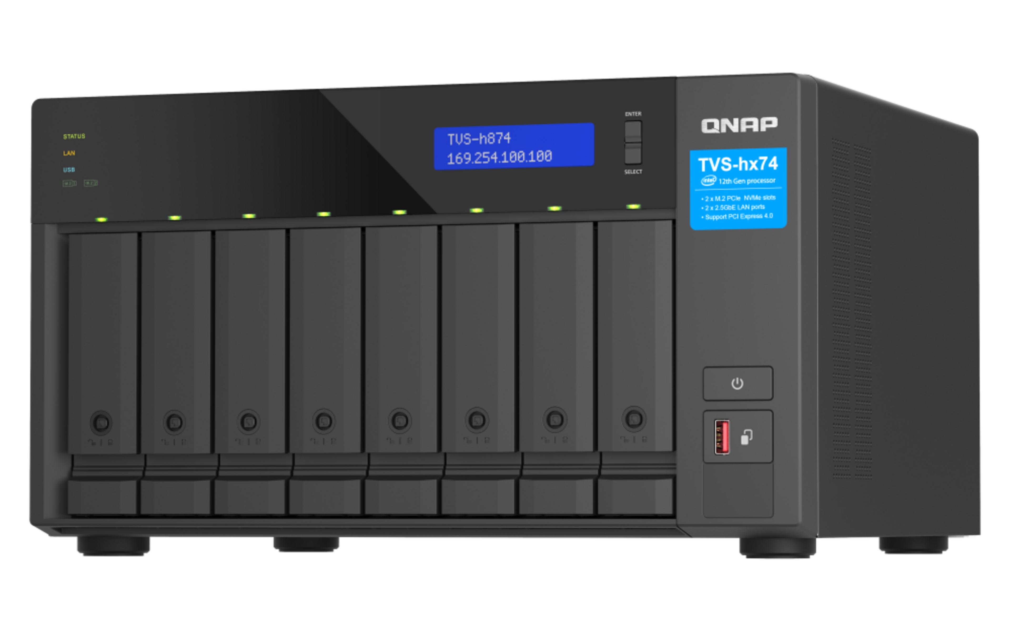 QNAP TVS-h874 32GB 8-bay NAS