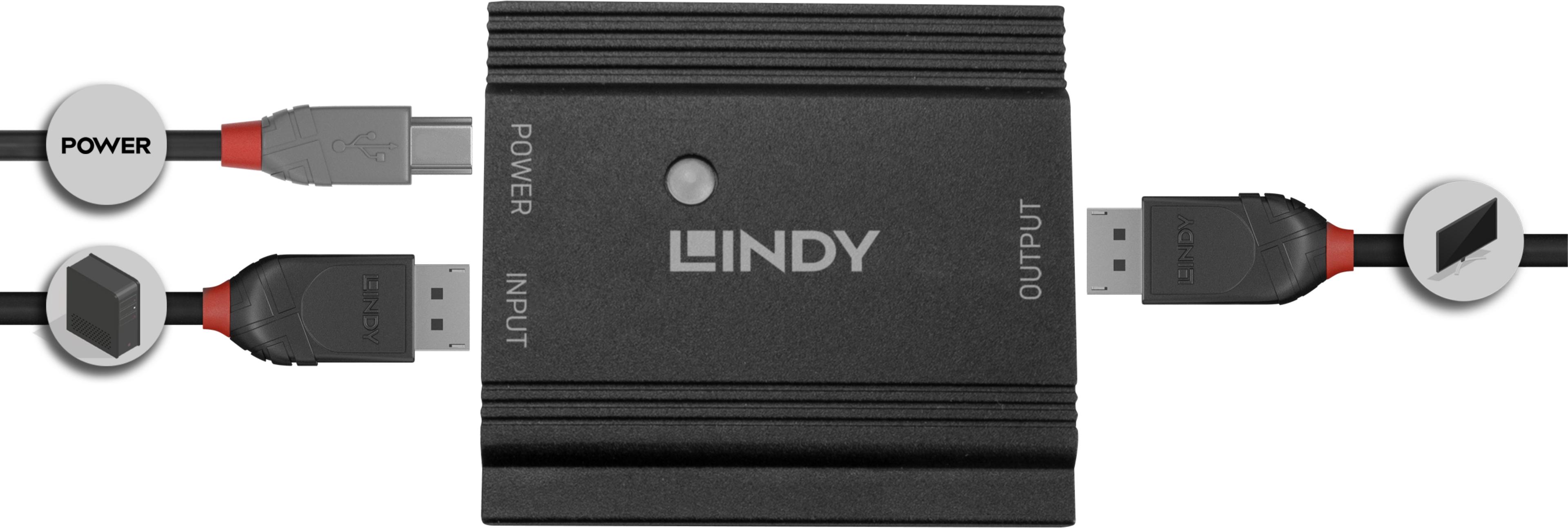 LINDY HDMI Repeater 45m