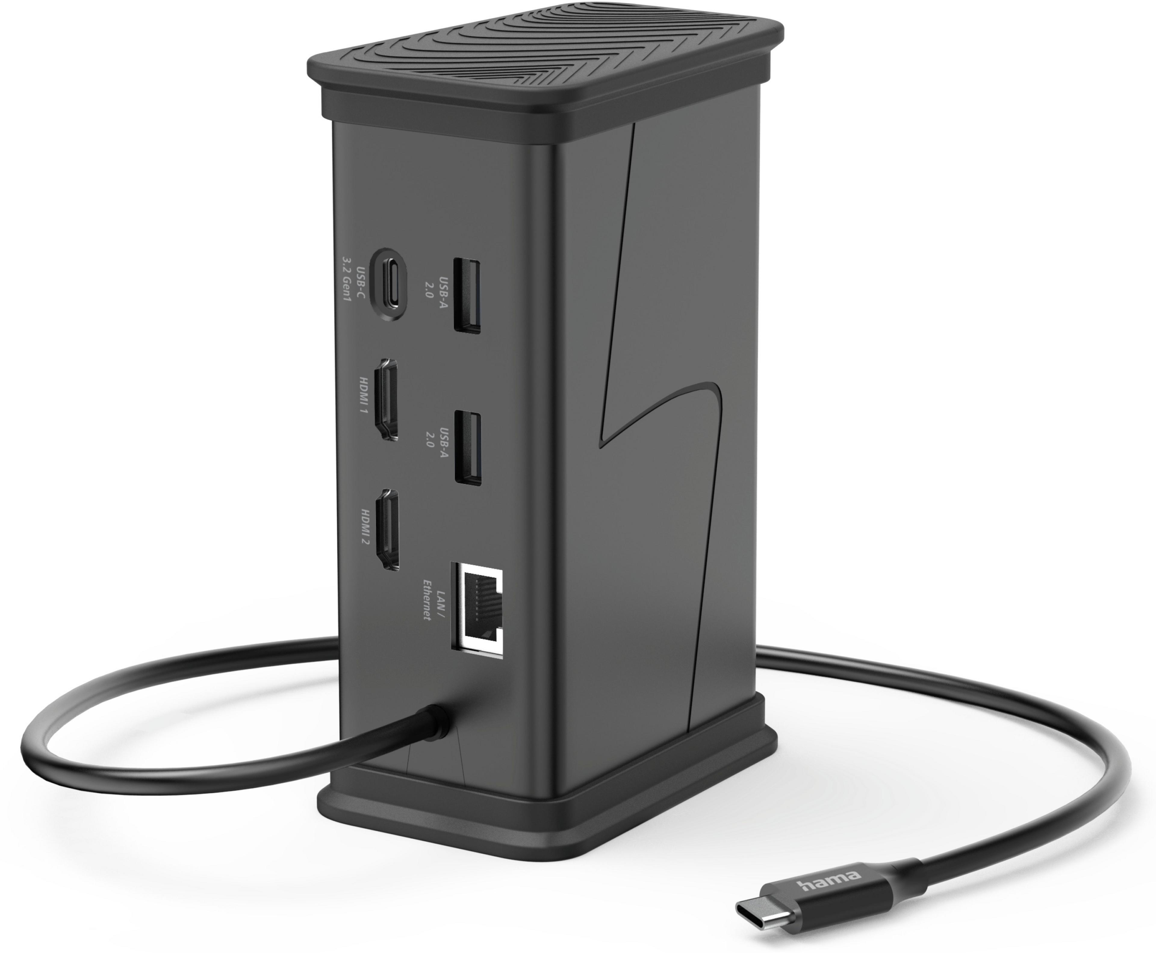 Hama USB-C - 2xHDMI Dock