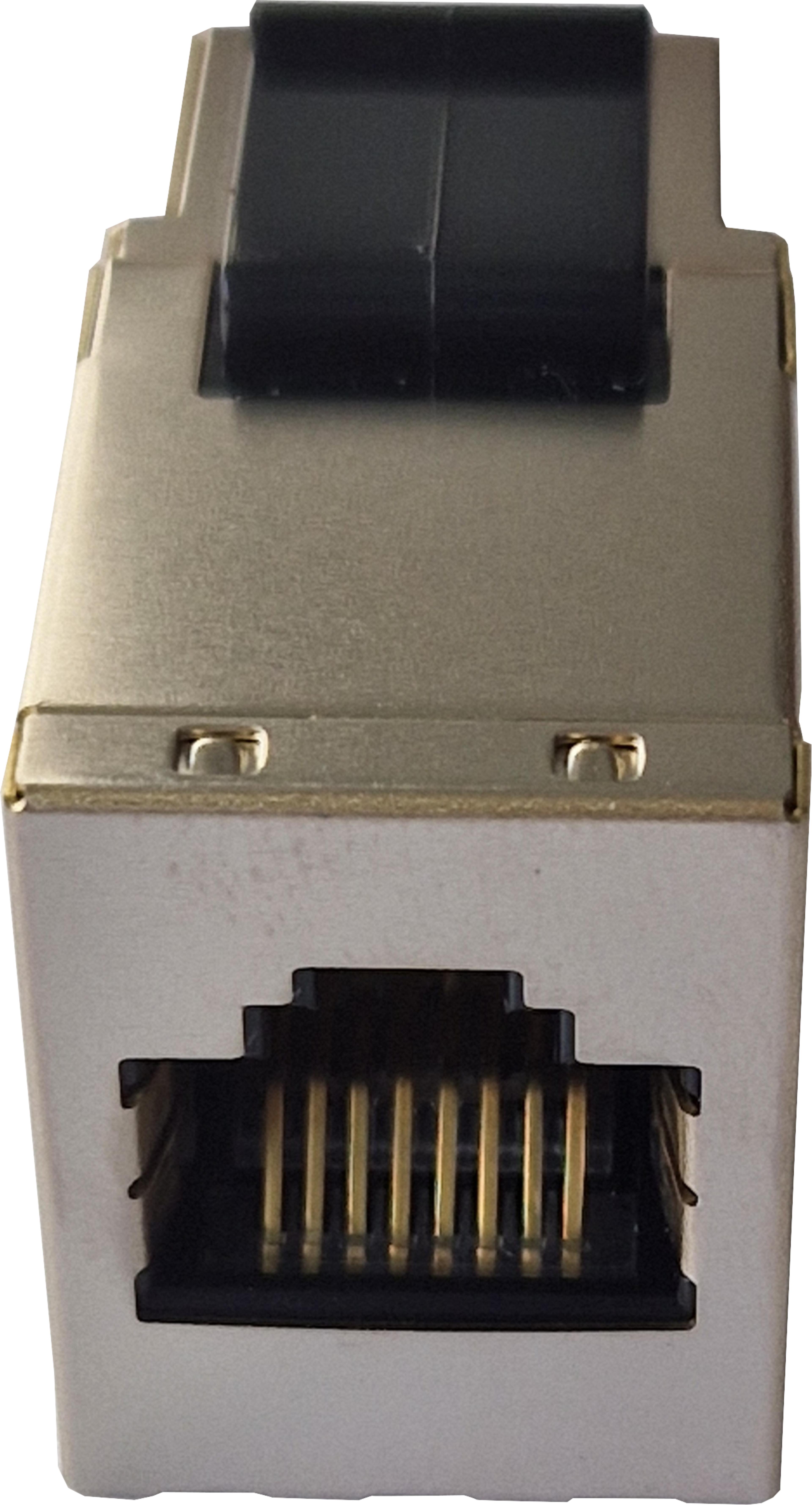 Keystone Jack 1x RJ45/f-f STP Cat6