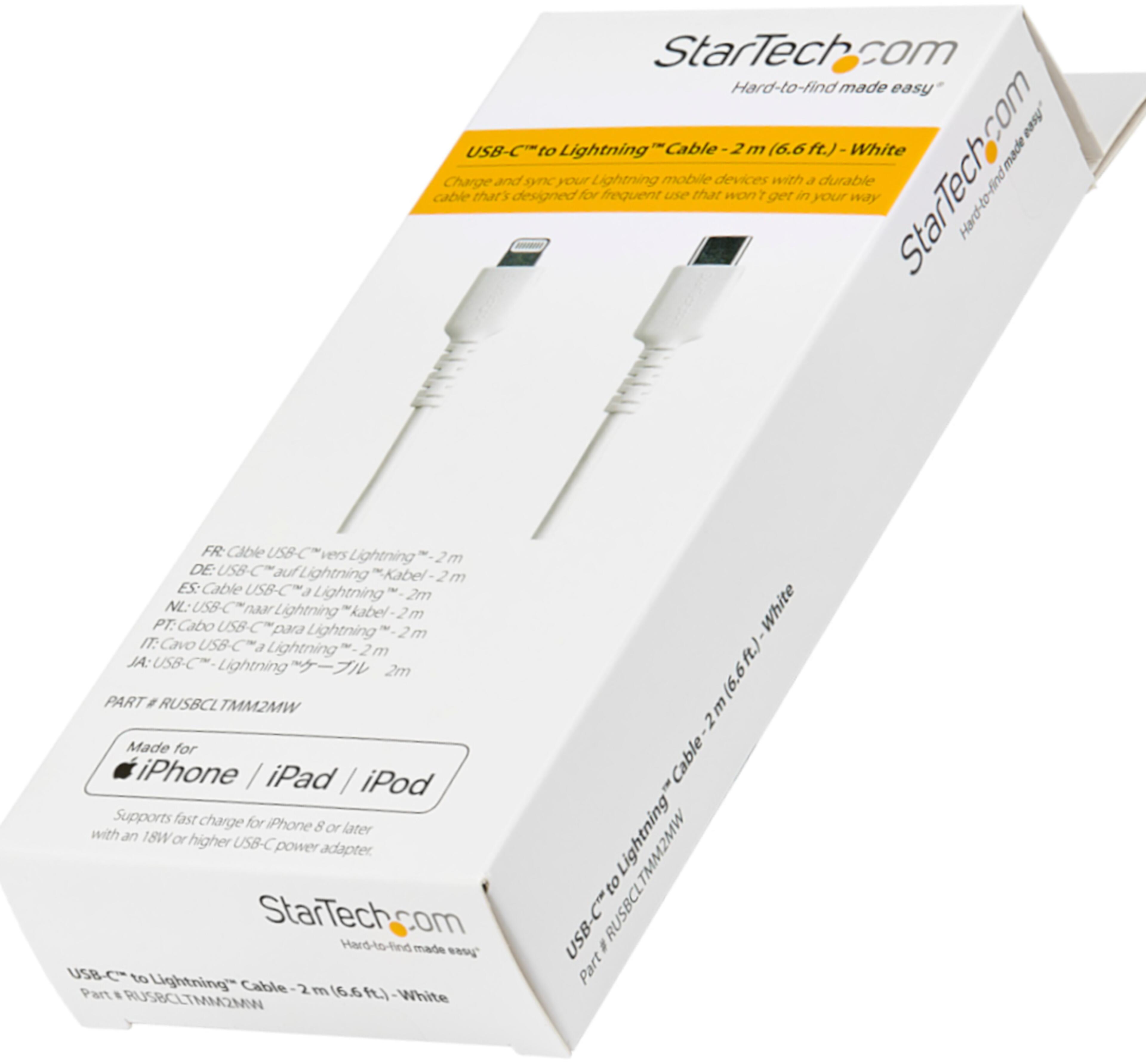 StarTech USB Type-C - Lightning Cable 2m