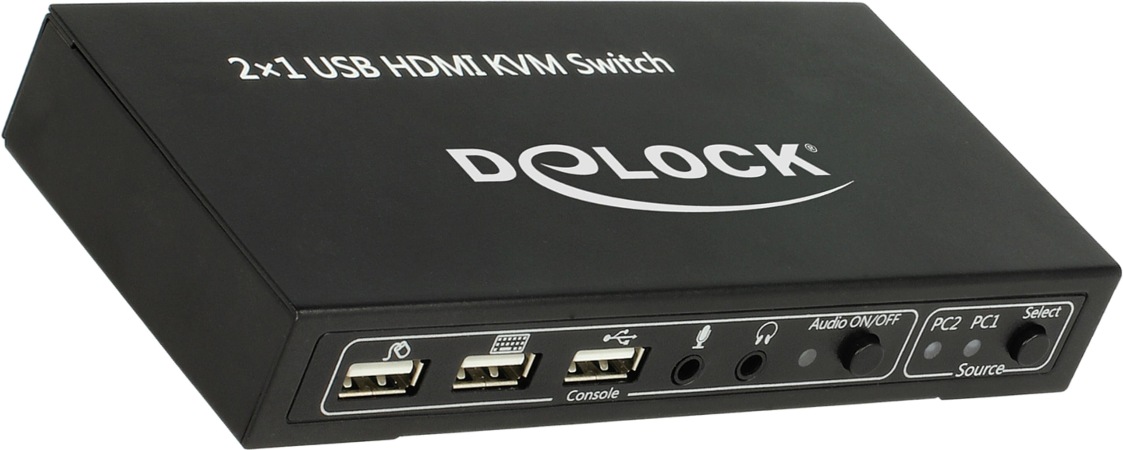 Delock KVM-Switch HDMI 2-Port