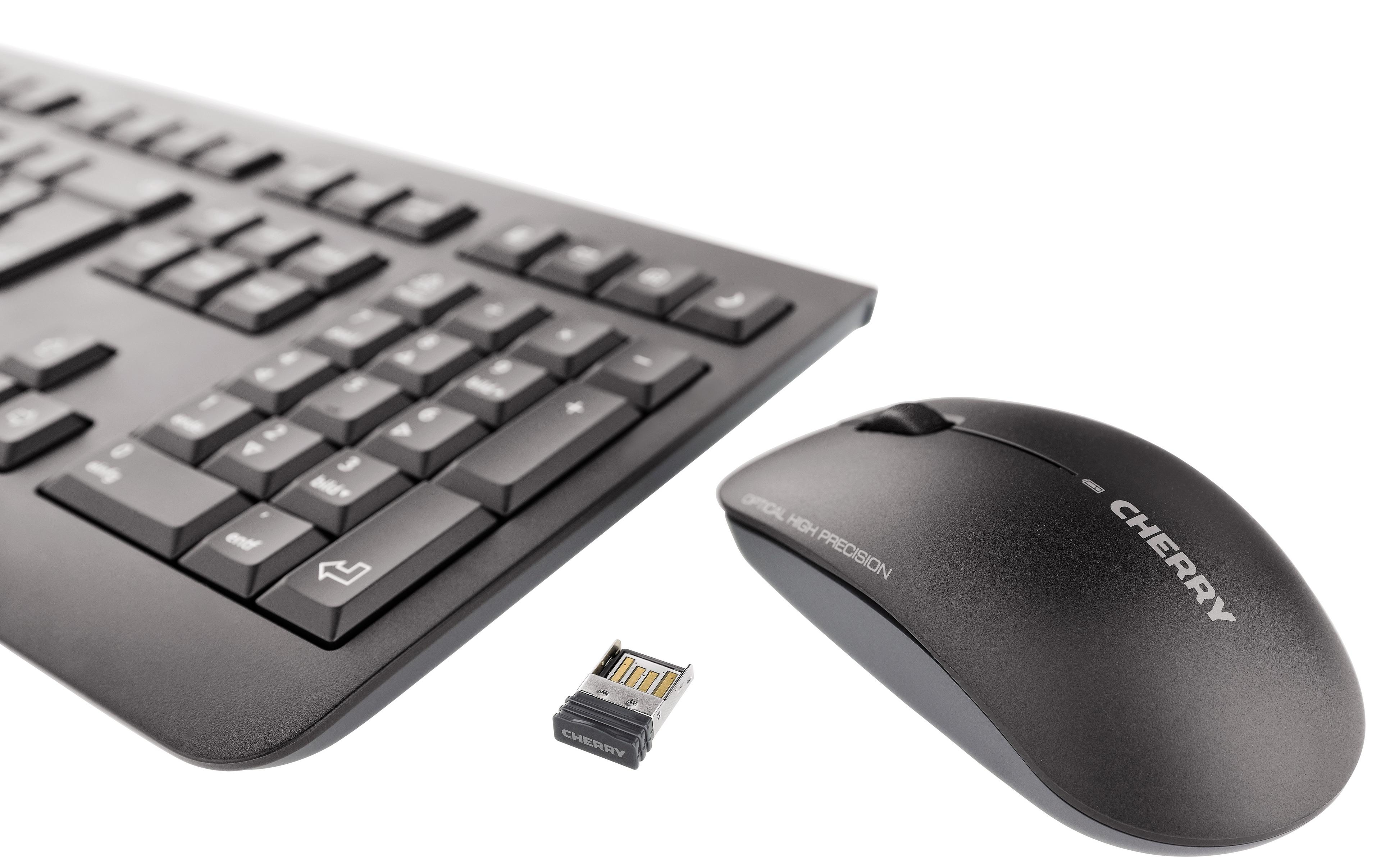 CHERRY DW3000 Keyboard & Mouse Set Black