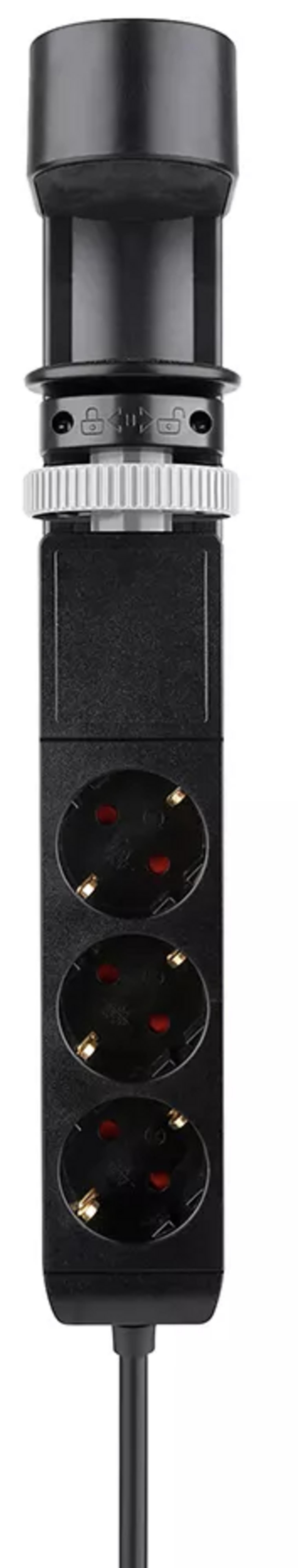 Neomounts 3-way USB Desk Socket