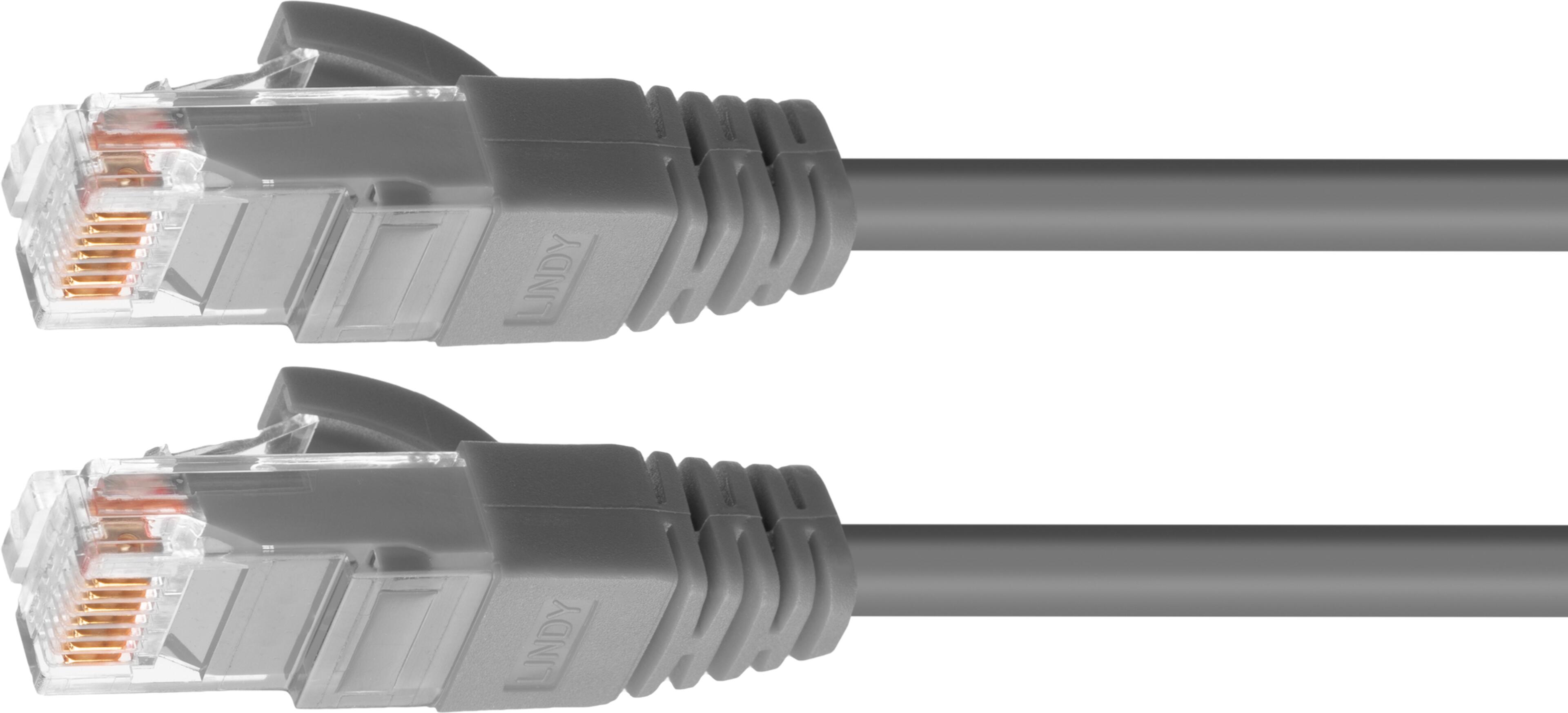 Patch Cable RJ45 U/UTP Cat6 7.5m Grey