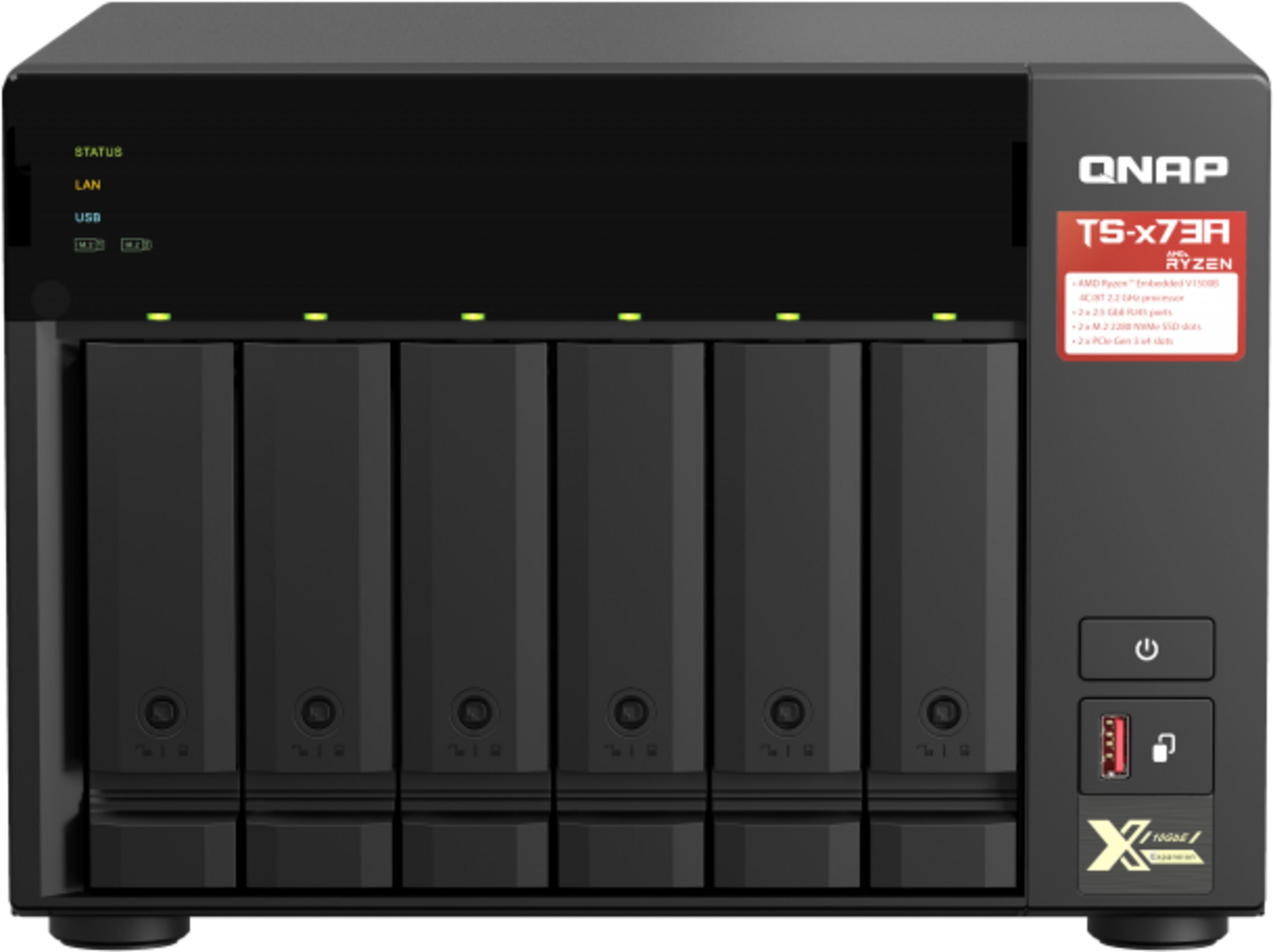 QNAP TS-673A 8GB 6-bay NAS