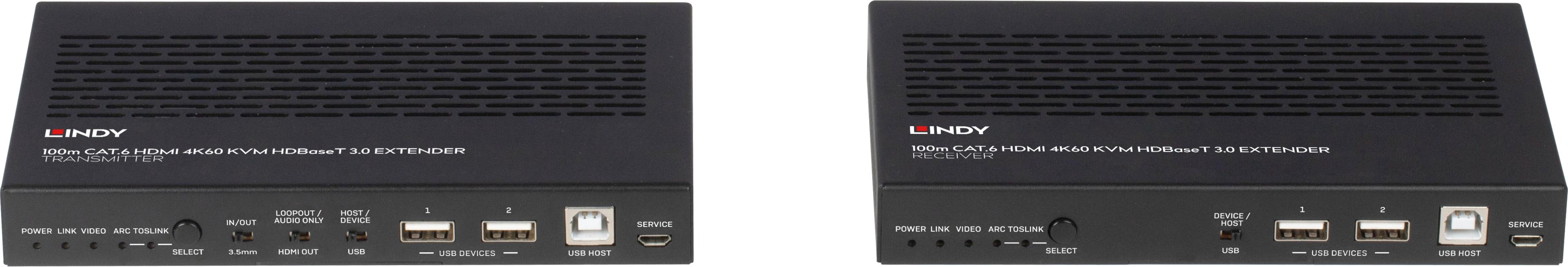 Extension KVM LINDY HDMI & IR Cat6a 100m