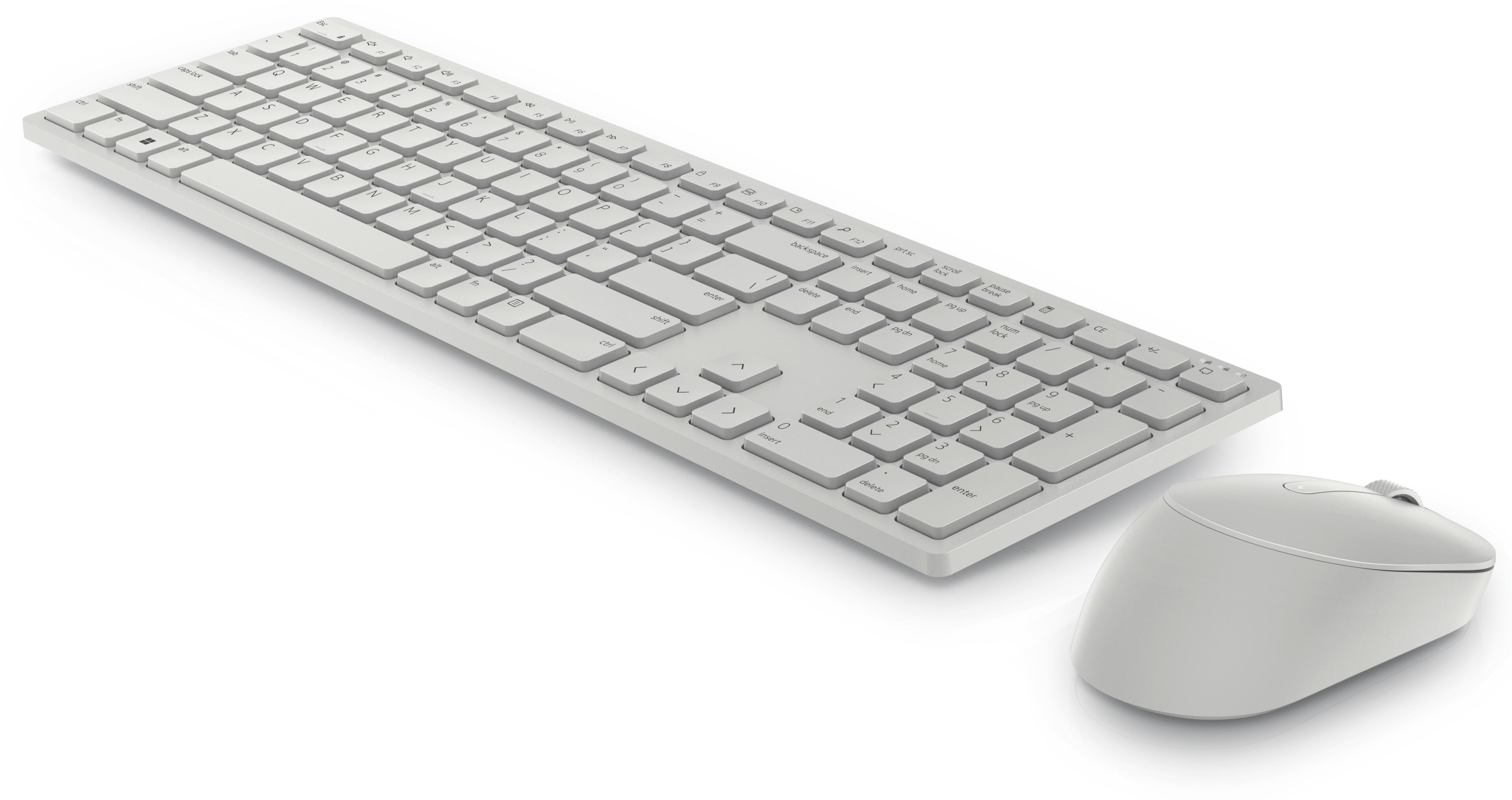 Dell Pro KM5221W Keyboard & Mouse White