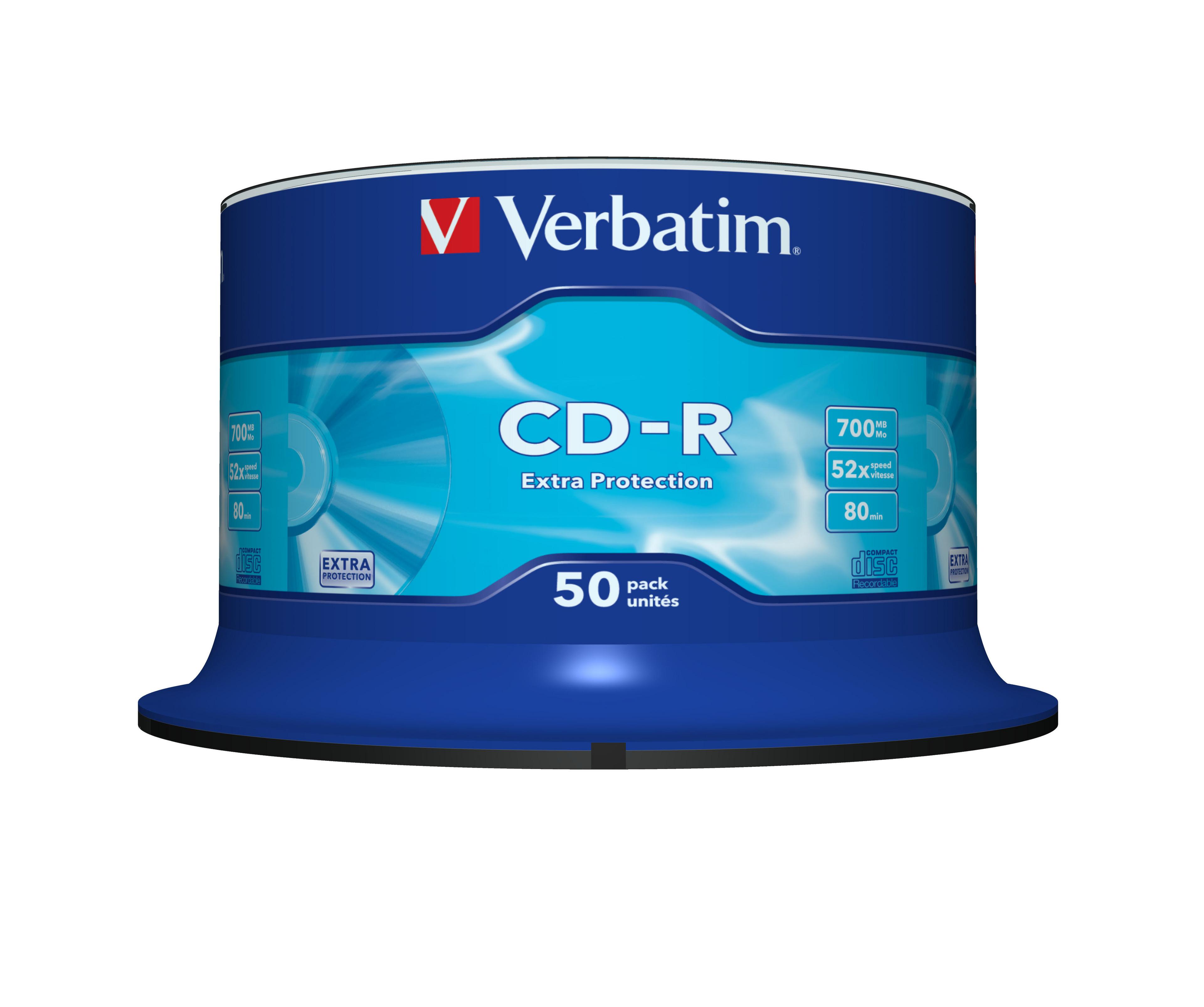 Verbatim CD-R 80/700MB 52x SP 50-pack