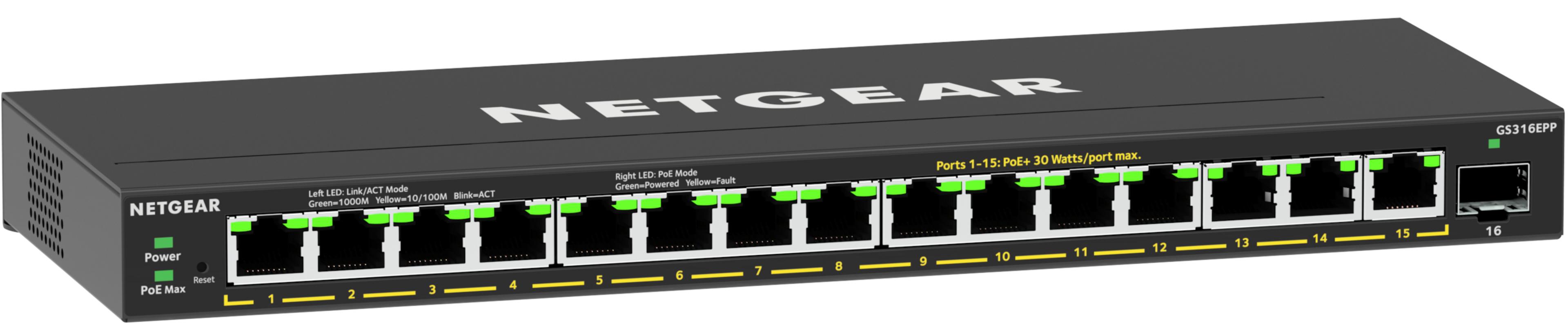 NETGEAR GS316EPP PoE switch