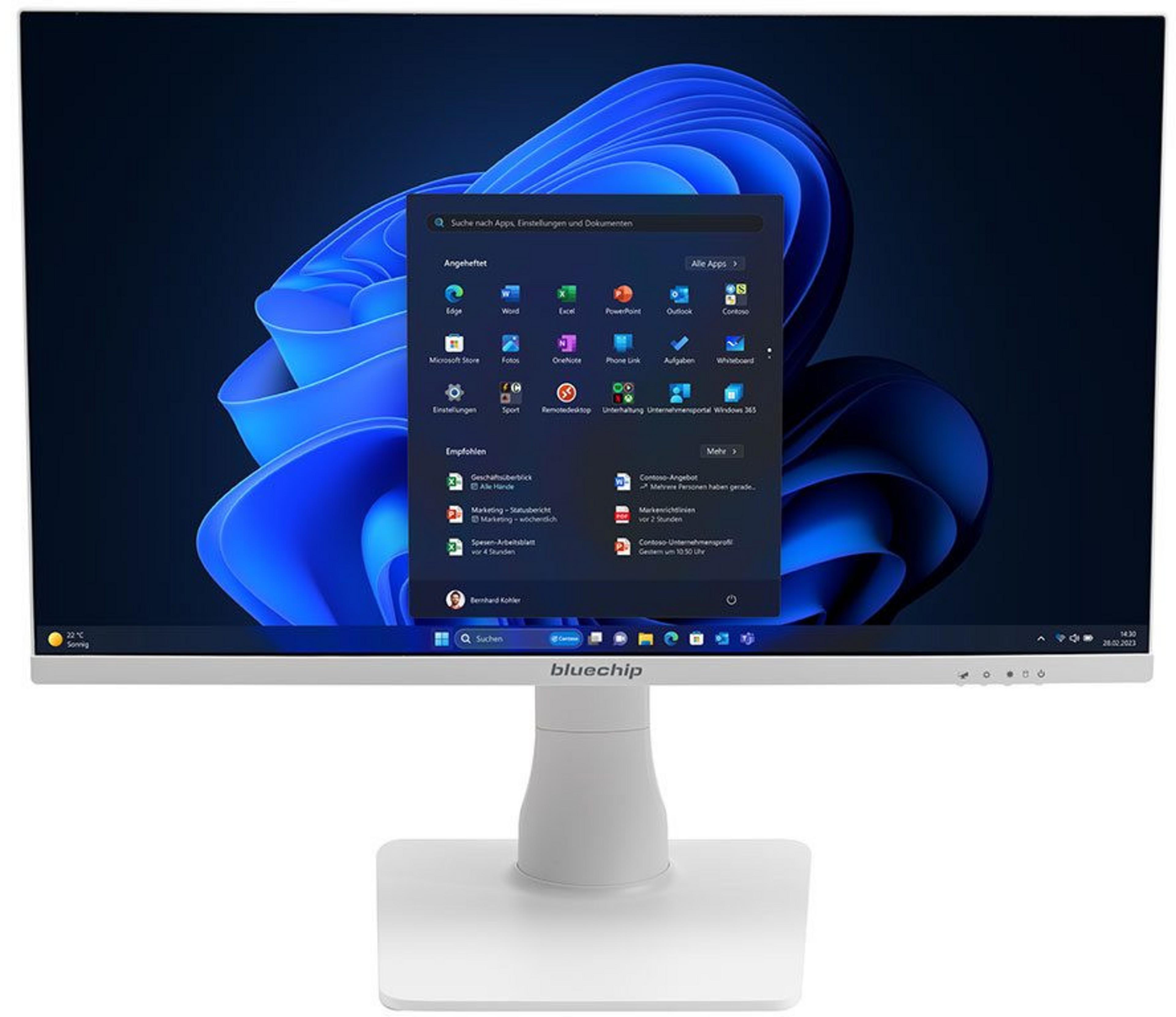 bluechip AIO2350 i5 16/500 GB weiß