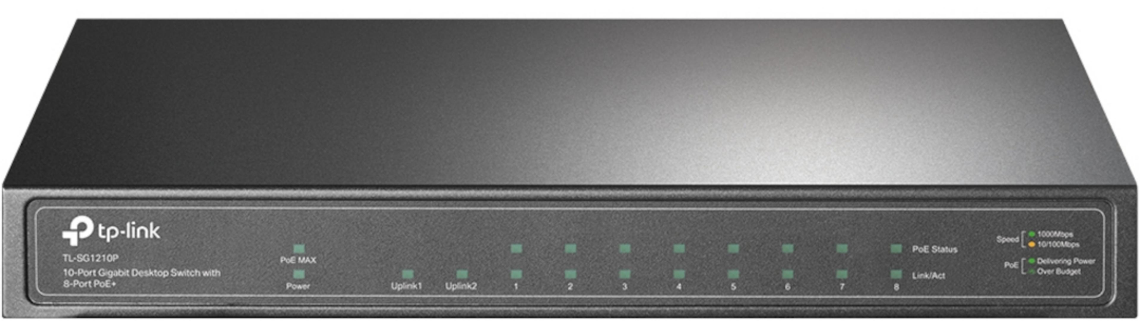 Switch TP-LINK TL-SG1210P PoE 8 puertos