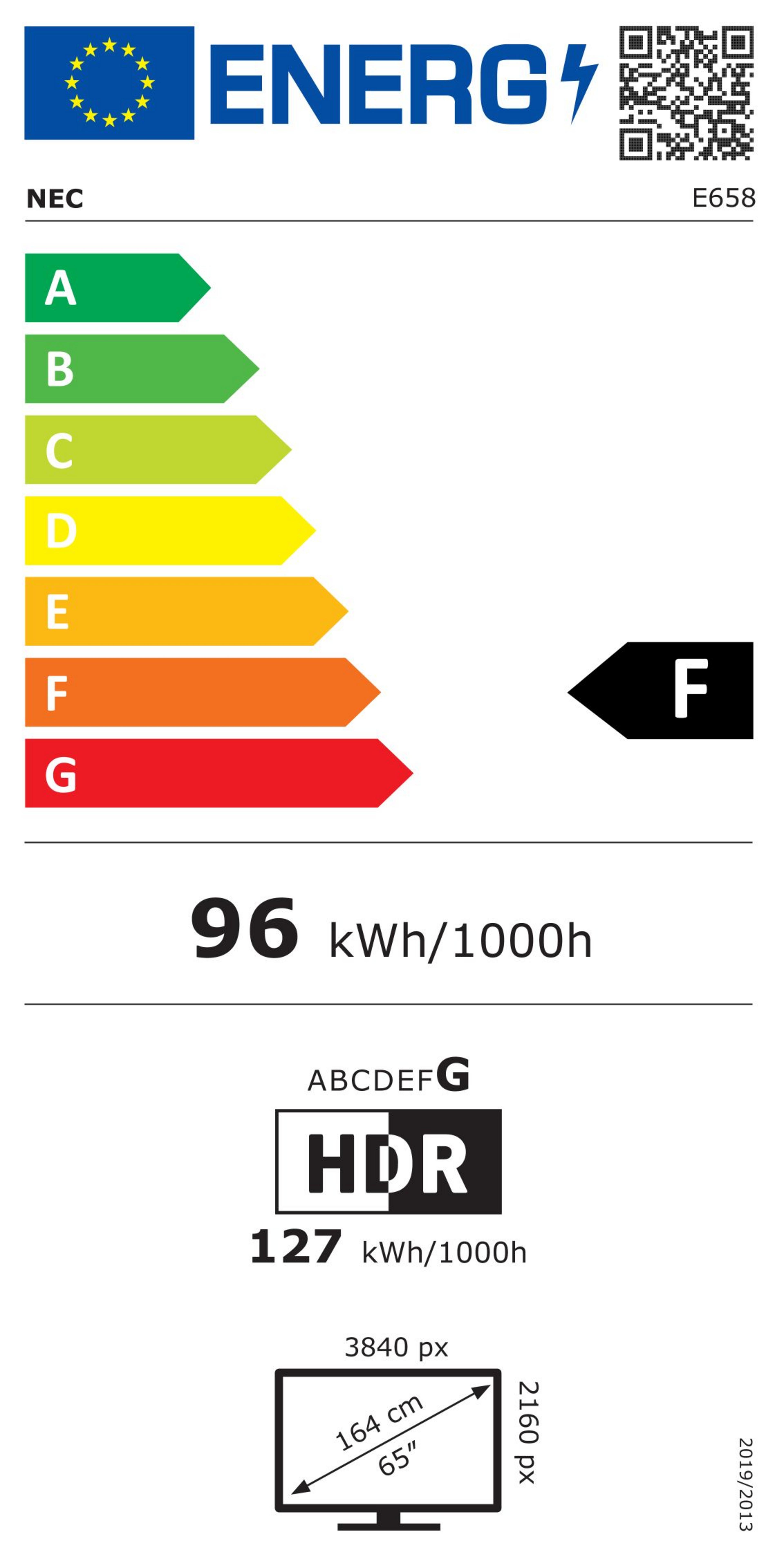 NEC MultiSync E658 Display