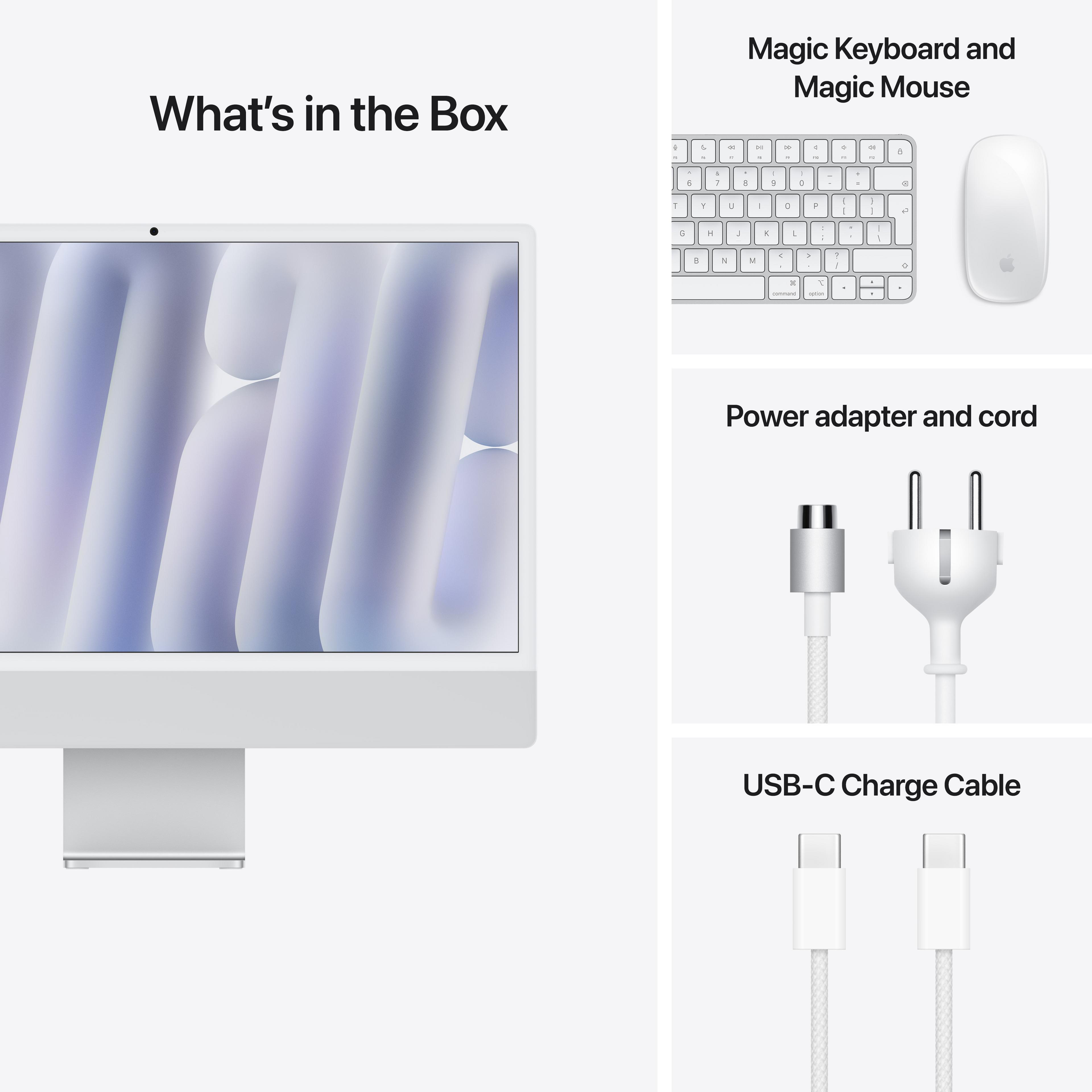 Apple iMac M4 8-Core 16/256 GB silber