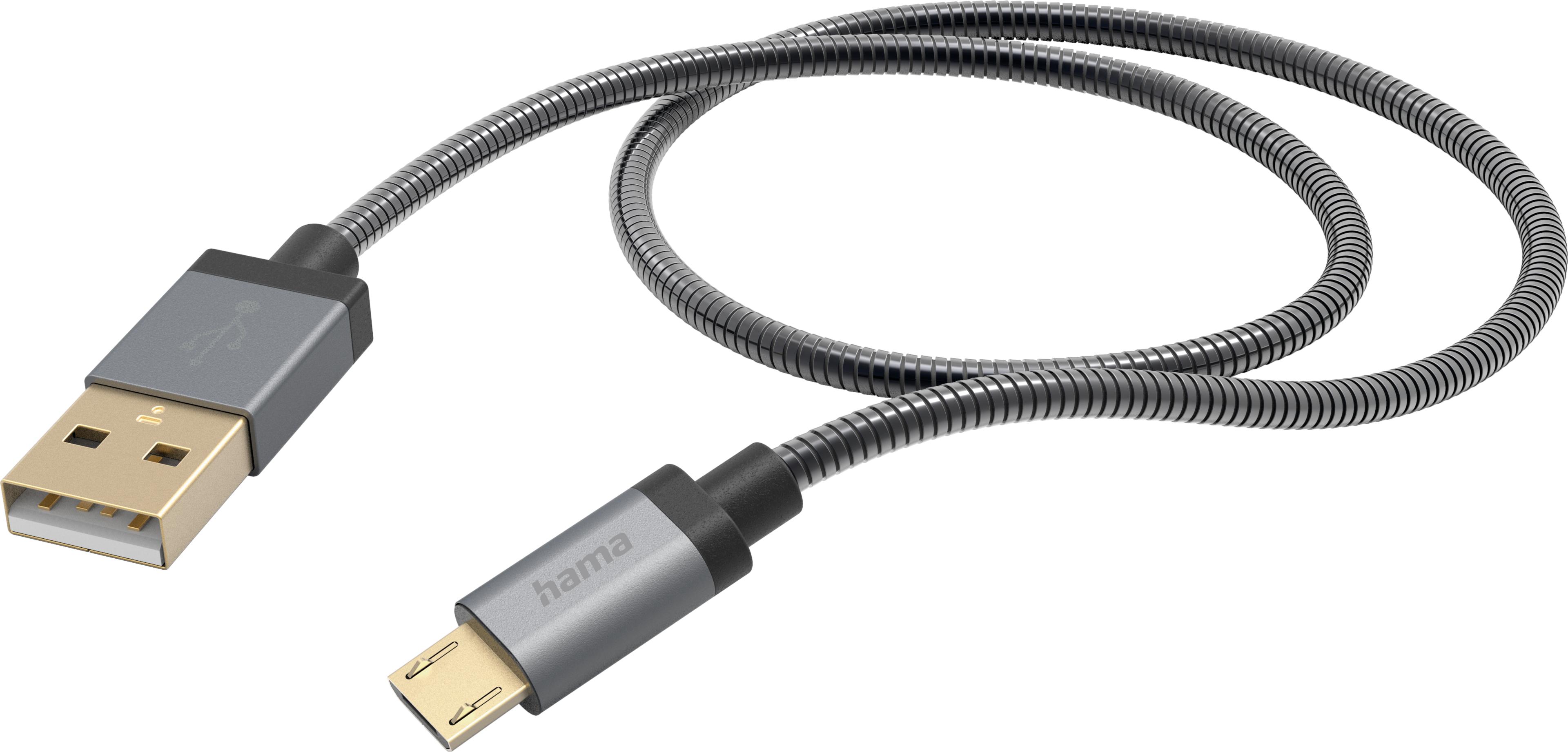 Hama USB Type-A - Micro-B Cable 1.5m