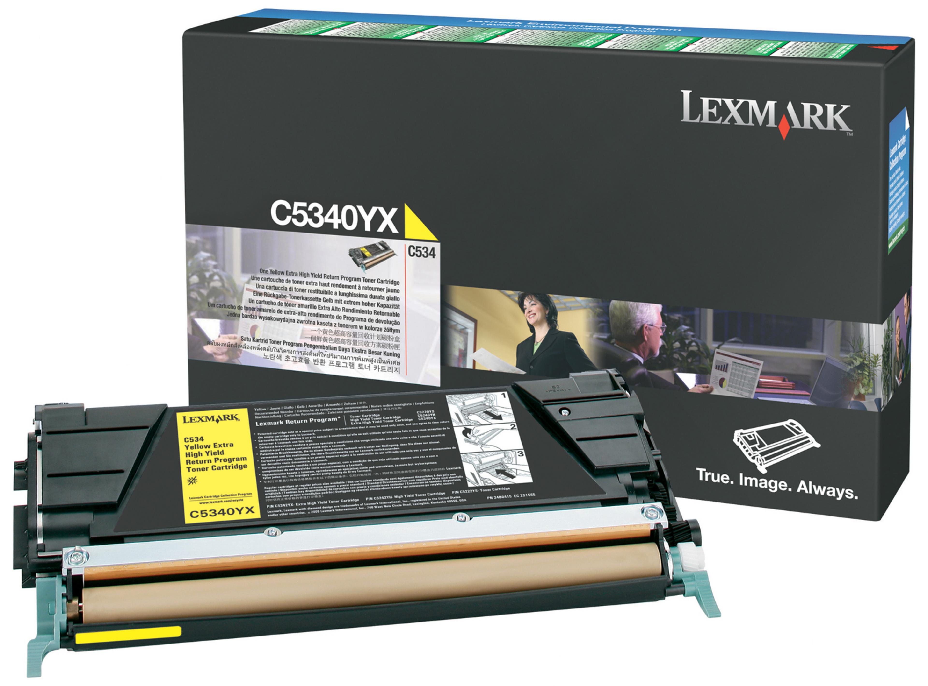 Lexmark C534 Return Toner Yellow