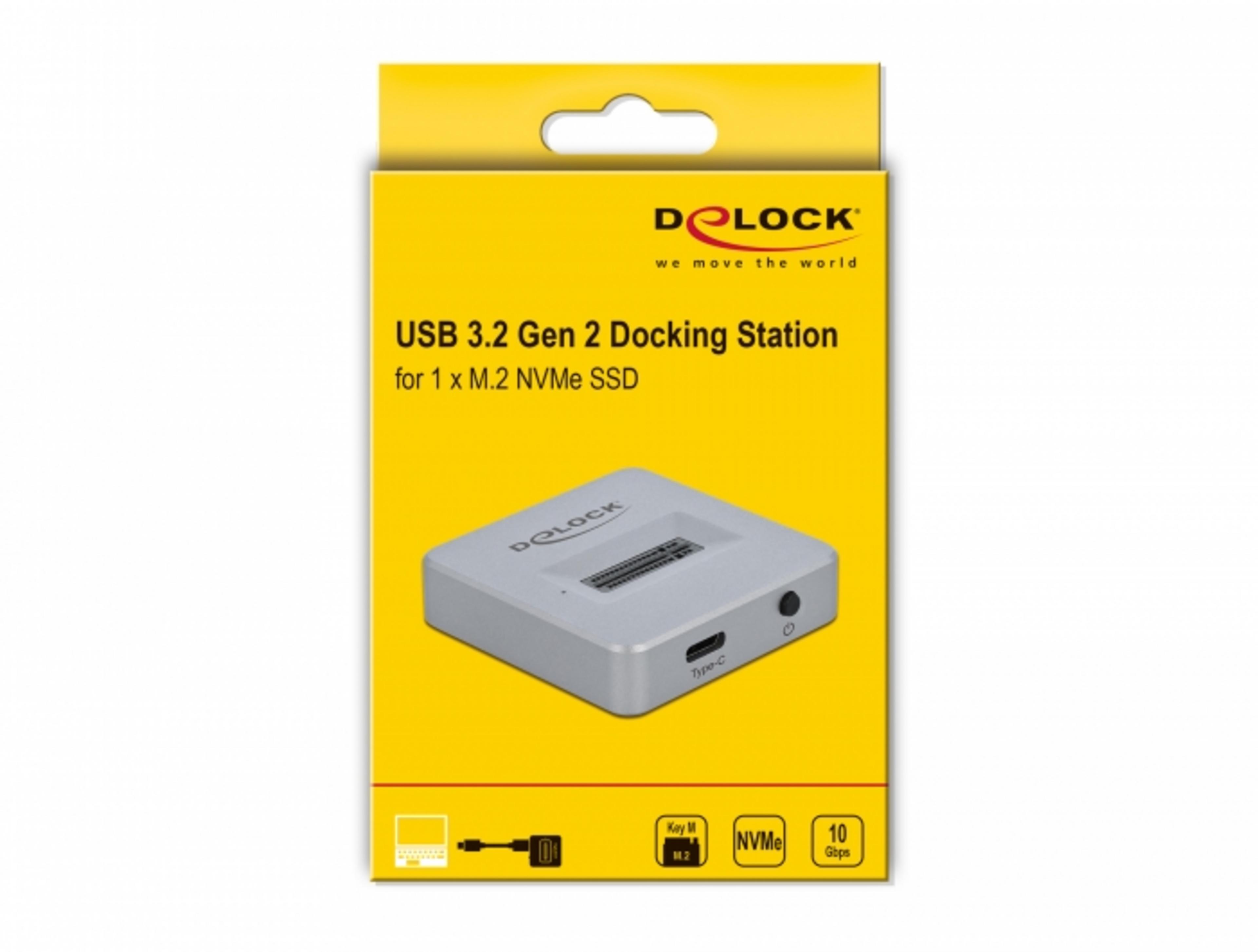 Delock M.2 PCIe SSD USB-C Dockingstation