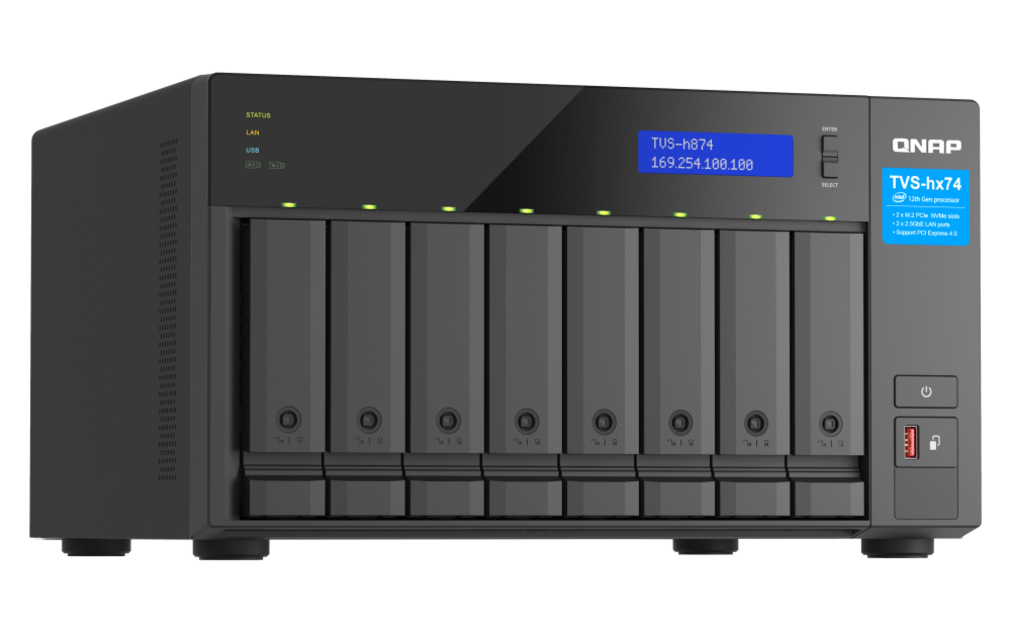 QNAP TVS-h874 32GB 8-bay NAS
