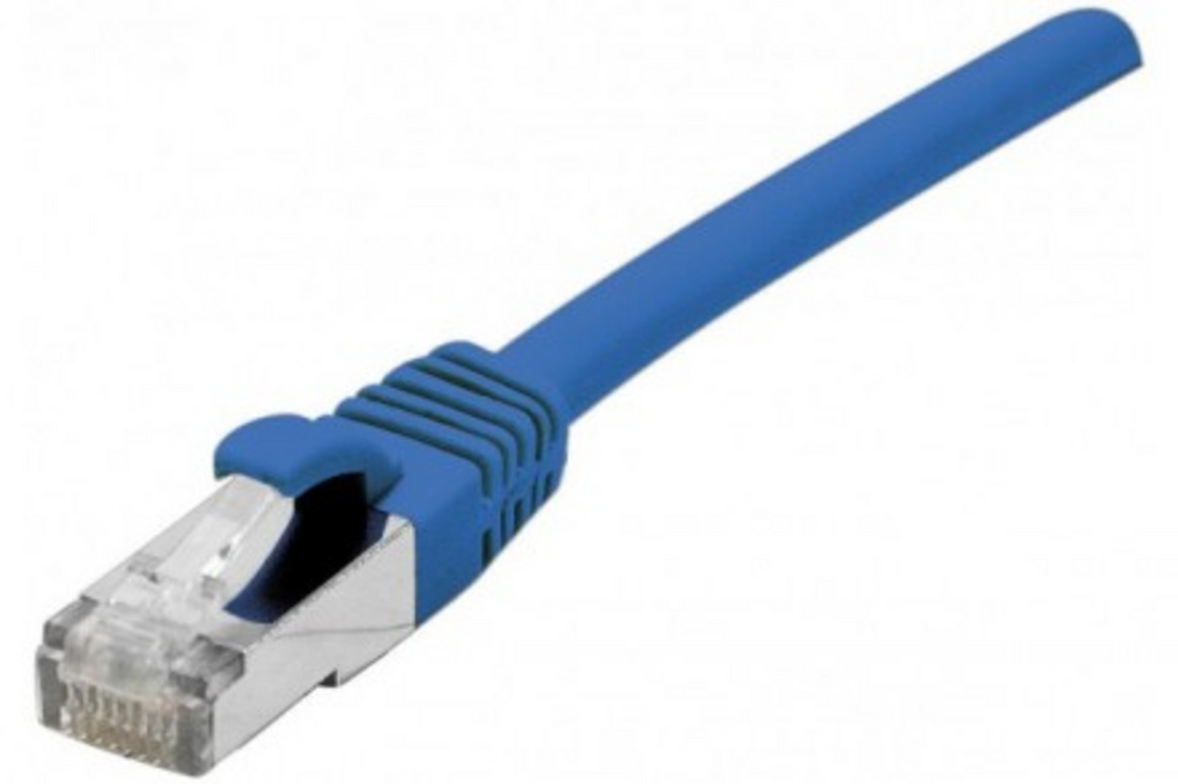 Câble RJ45 F/UTP Cat6a lsoh bleu 1,5m