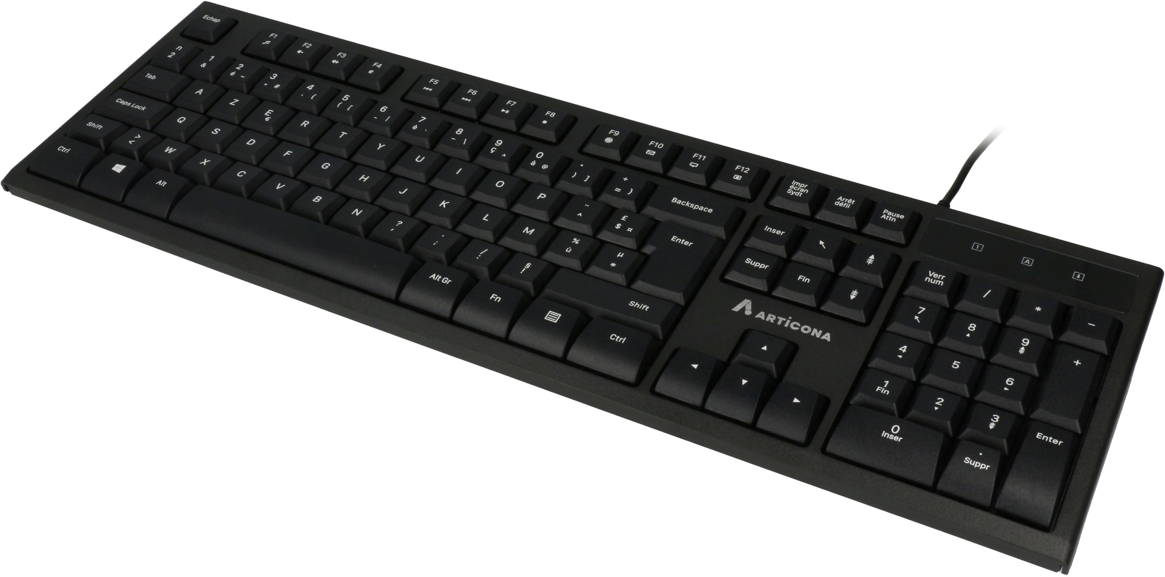 ARTICONA Simple Black Keyboard