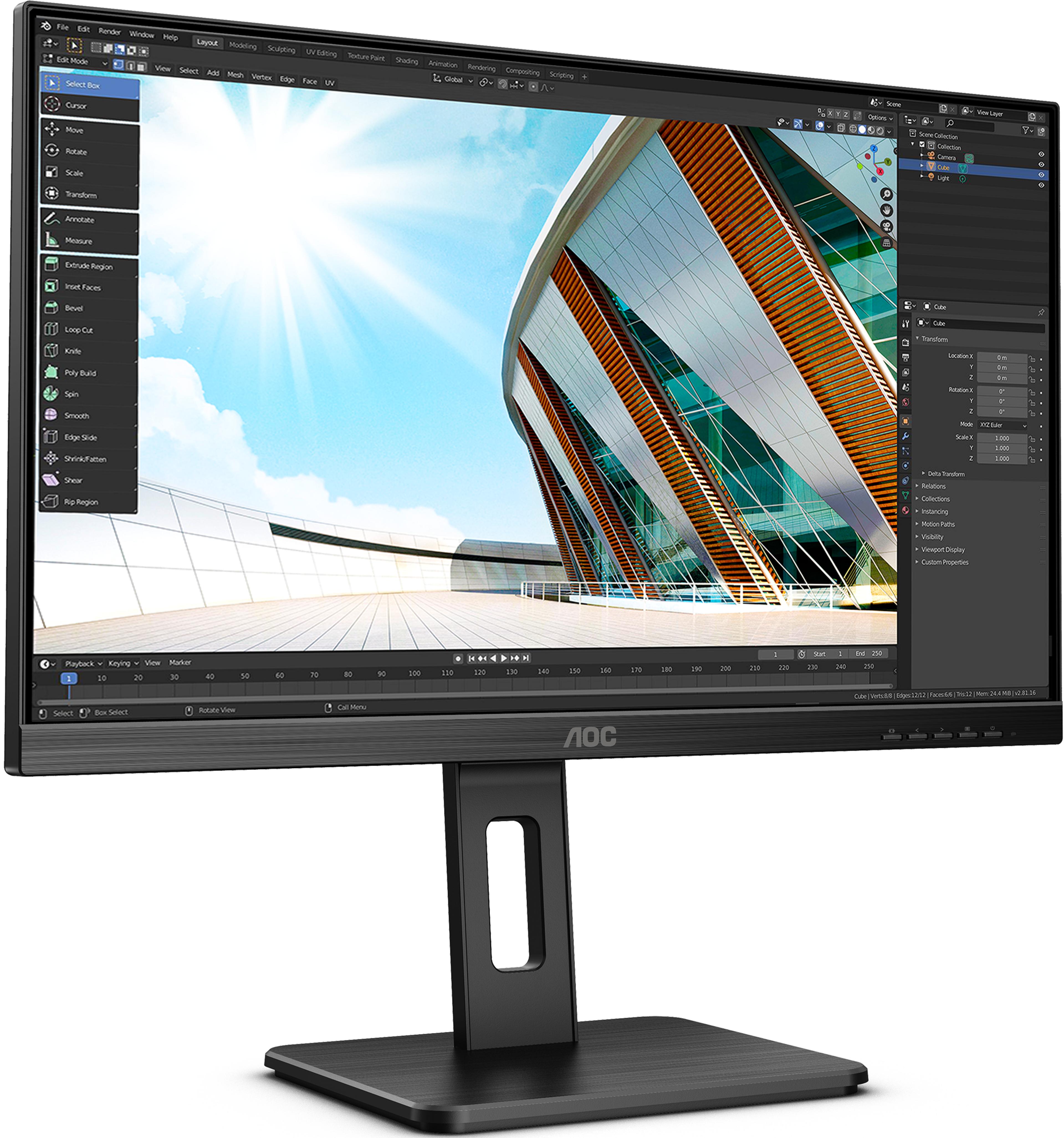 AOC U27P2CA Monitor