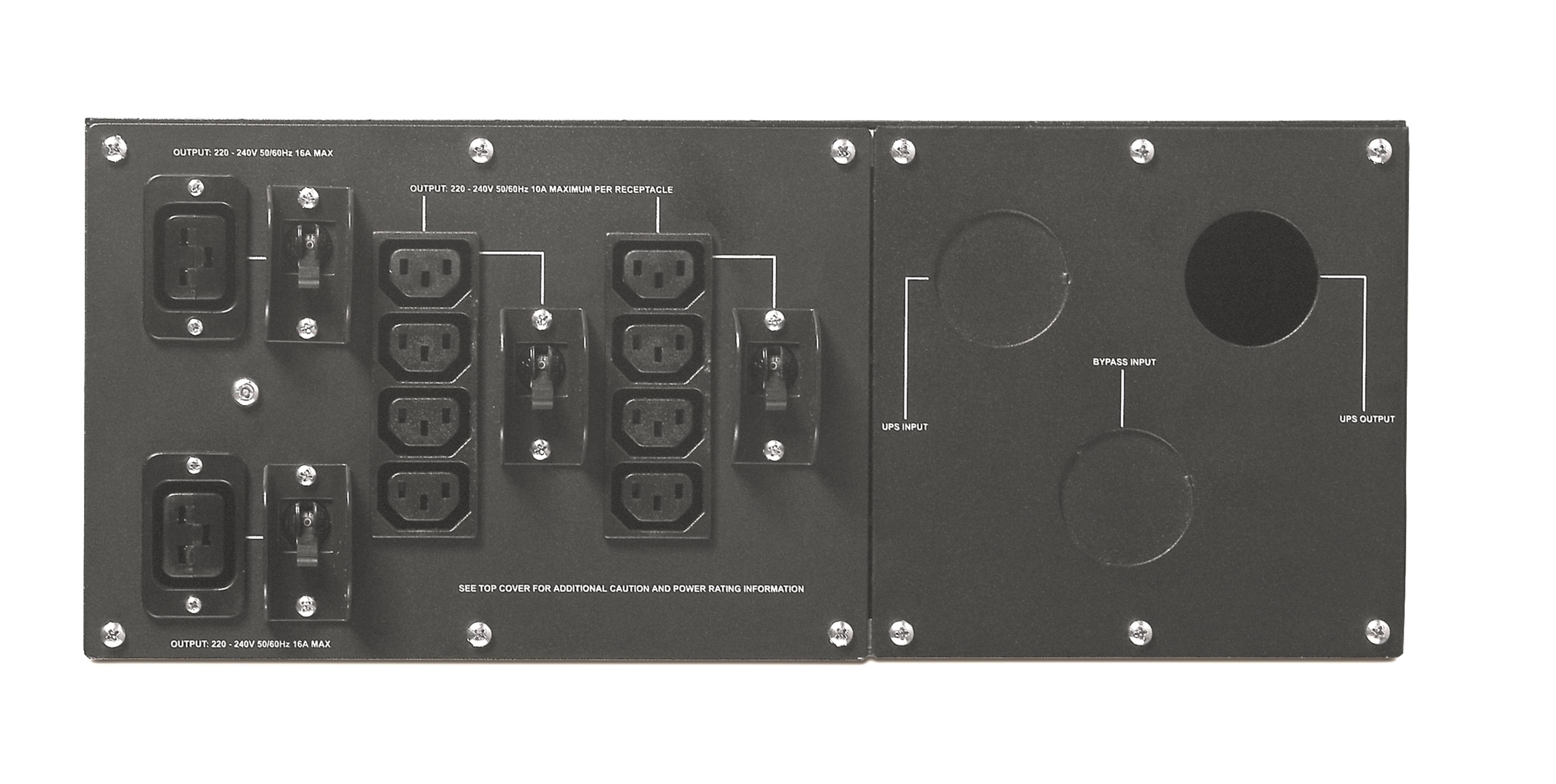 APC Service Bypass Panel 230V 100A 1ph