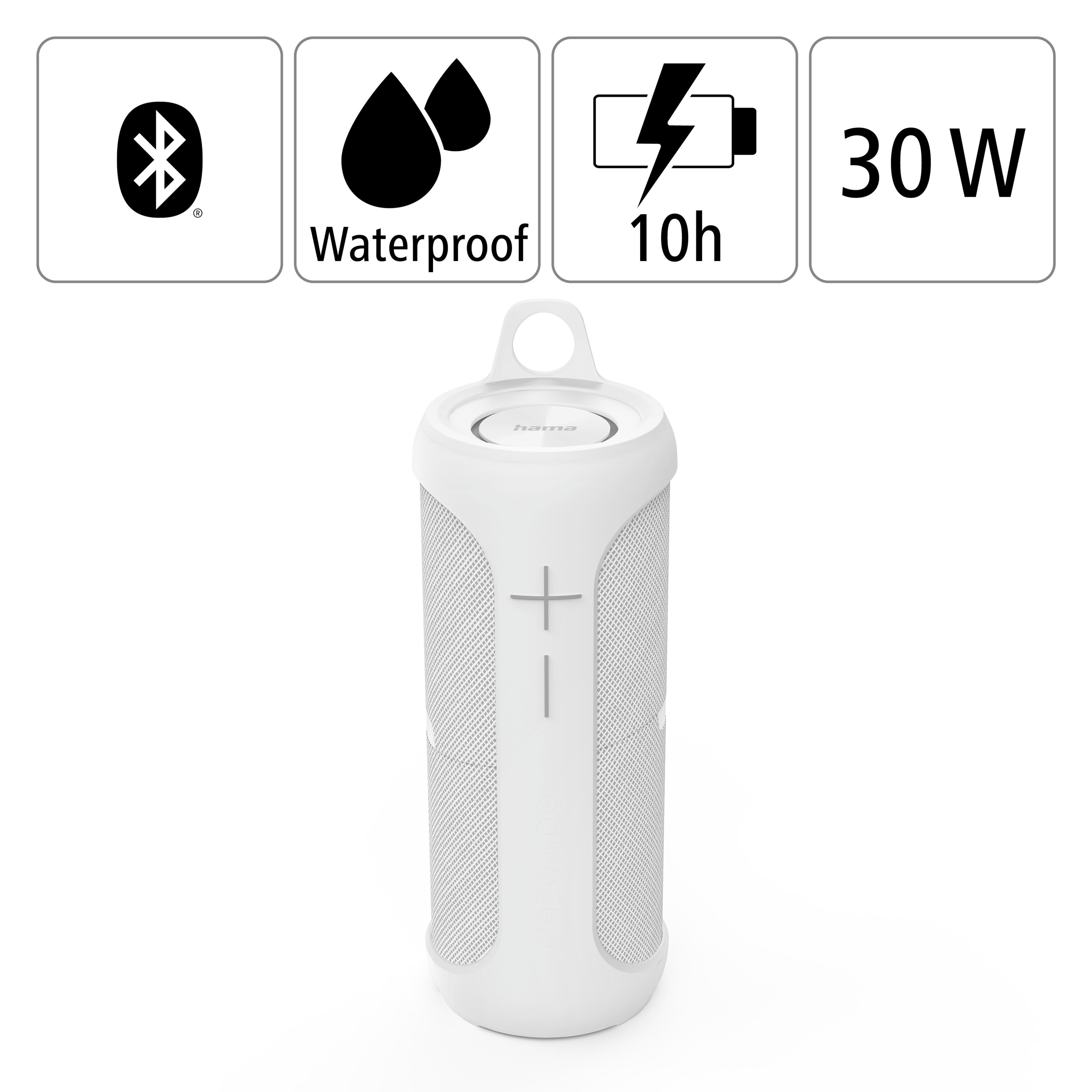 Coluna Bluetooth Hama Twin 3.0 branca