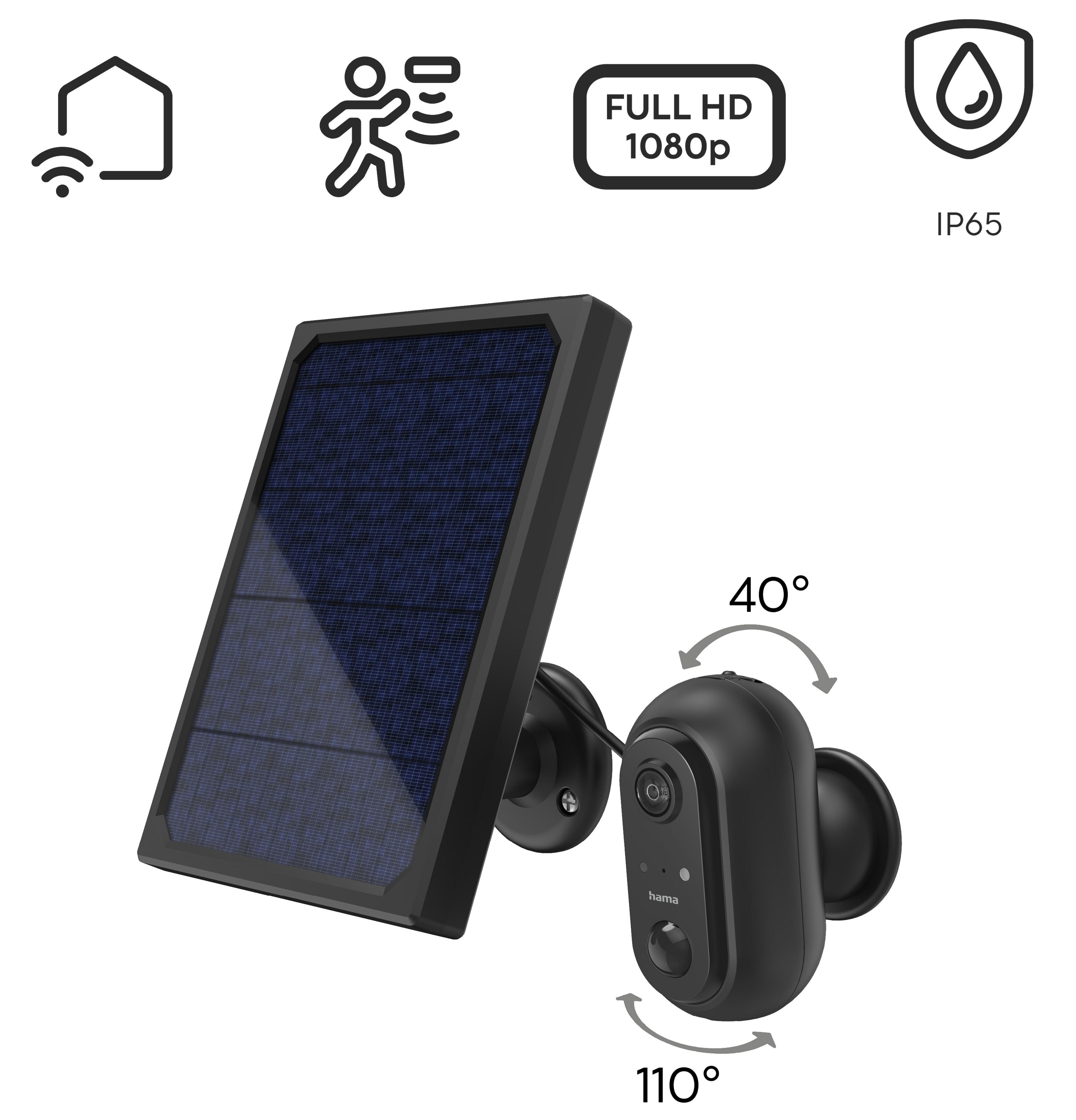 Caméra surveillance WiFi Hama solaire