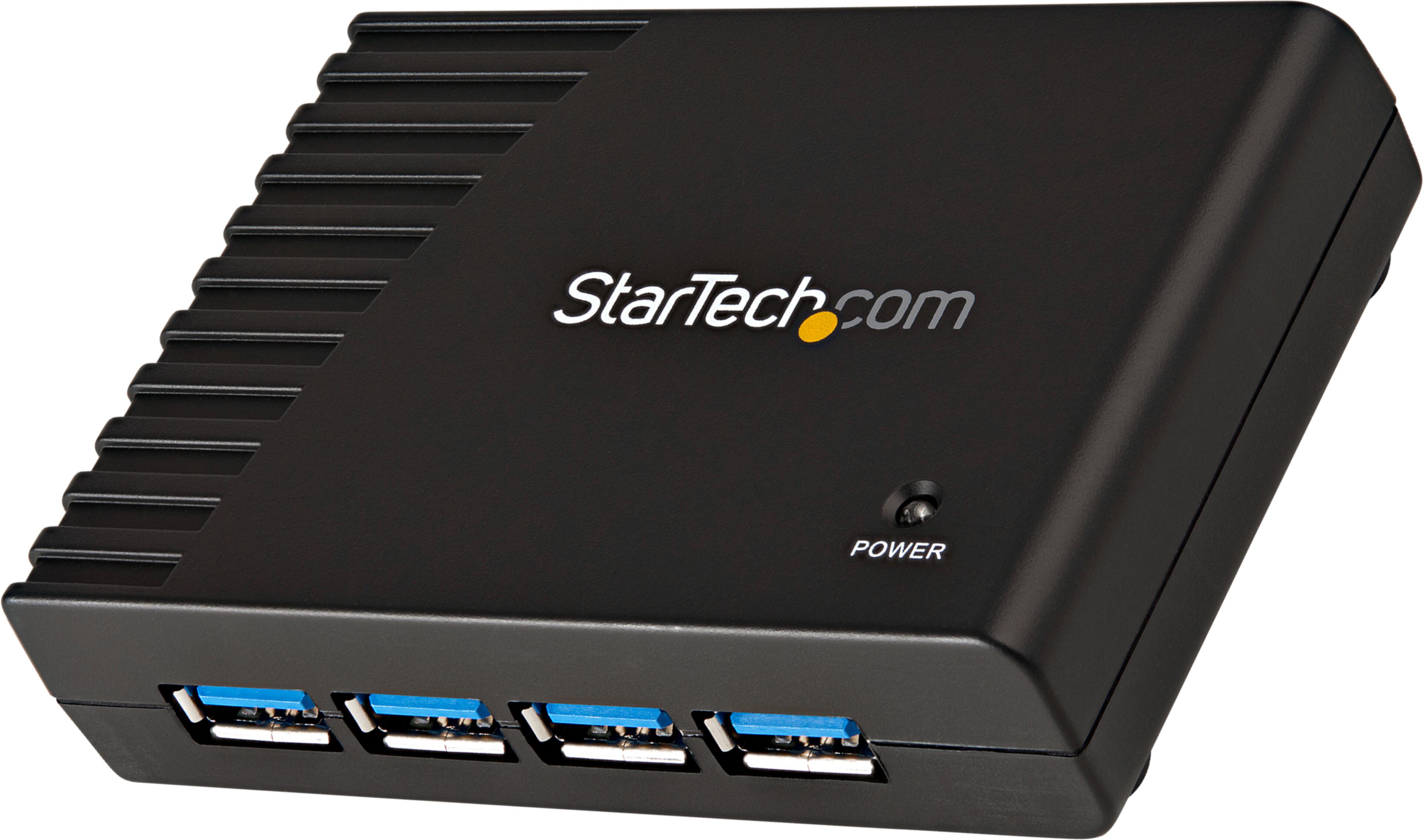 StarTech USB Hub 3.0 4-port Black