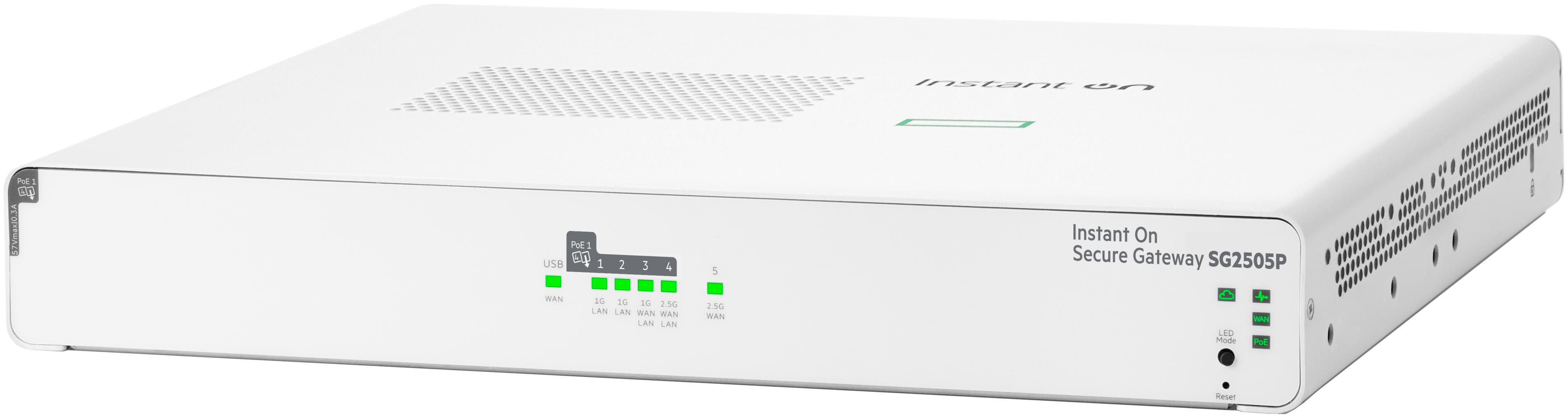 HPE NW Instant On Secure SG2505P Gateway