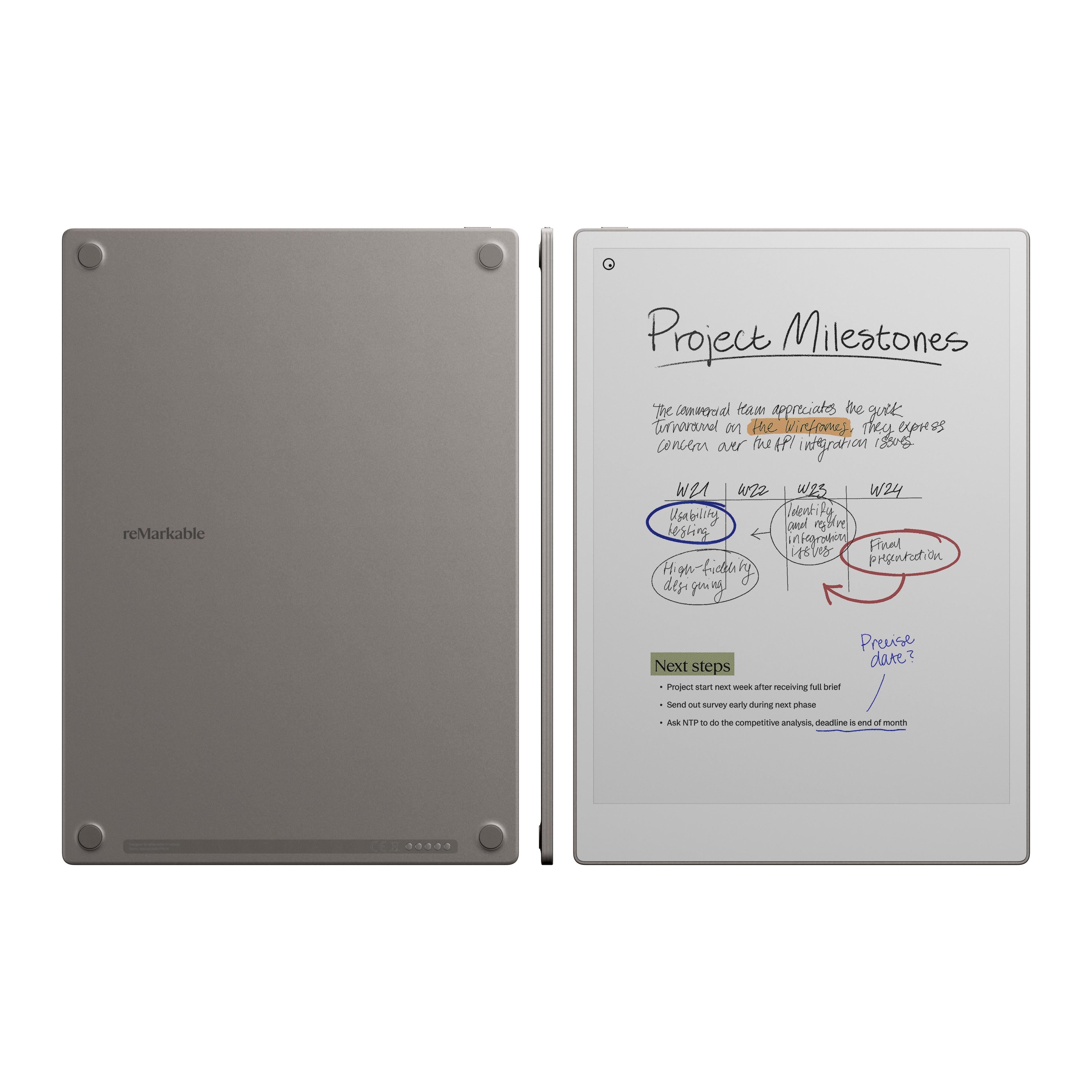 reMarkable PaperPro Marker+ Folio Basalt