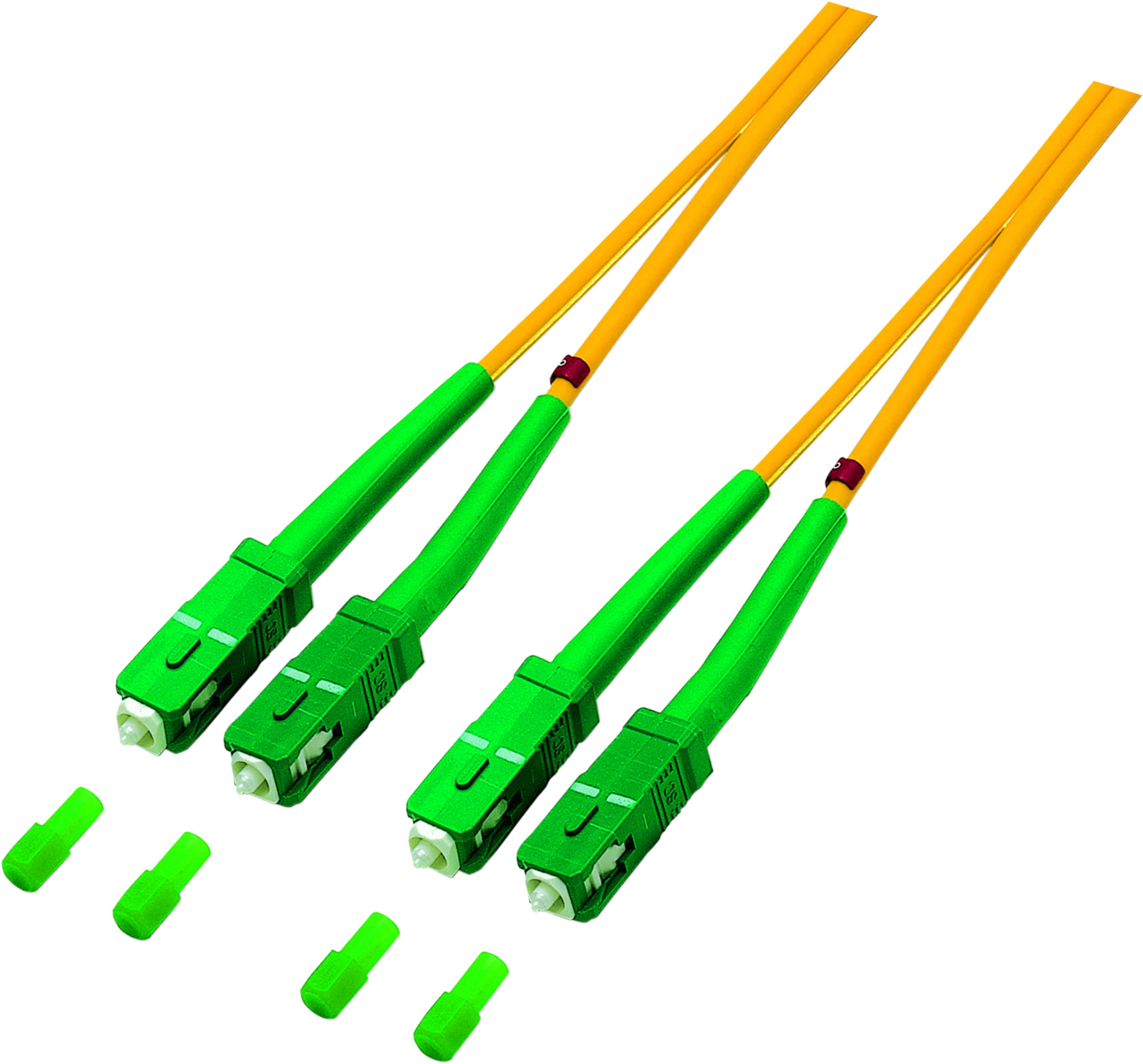 LWL Duplex Patchkabel SC/8°-SC/8° 1 m 9µ