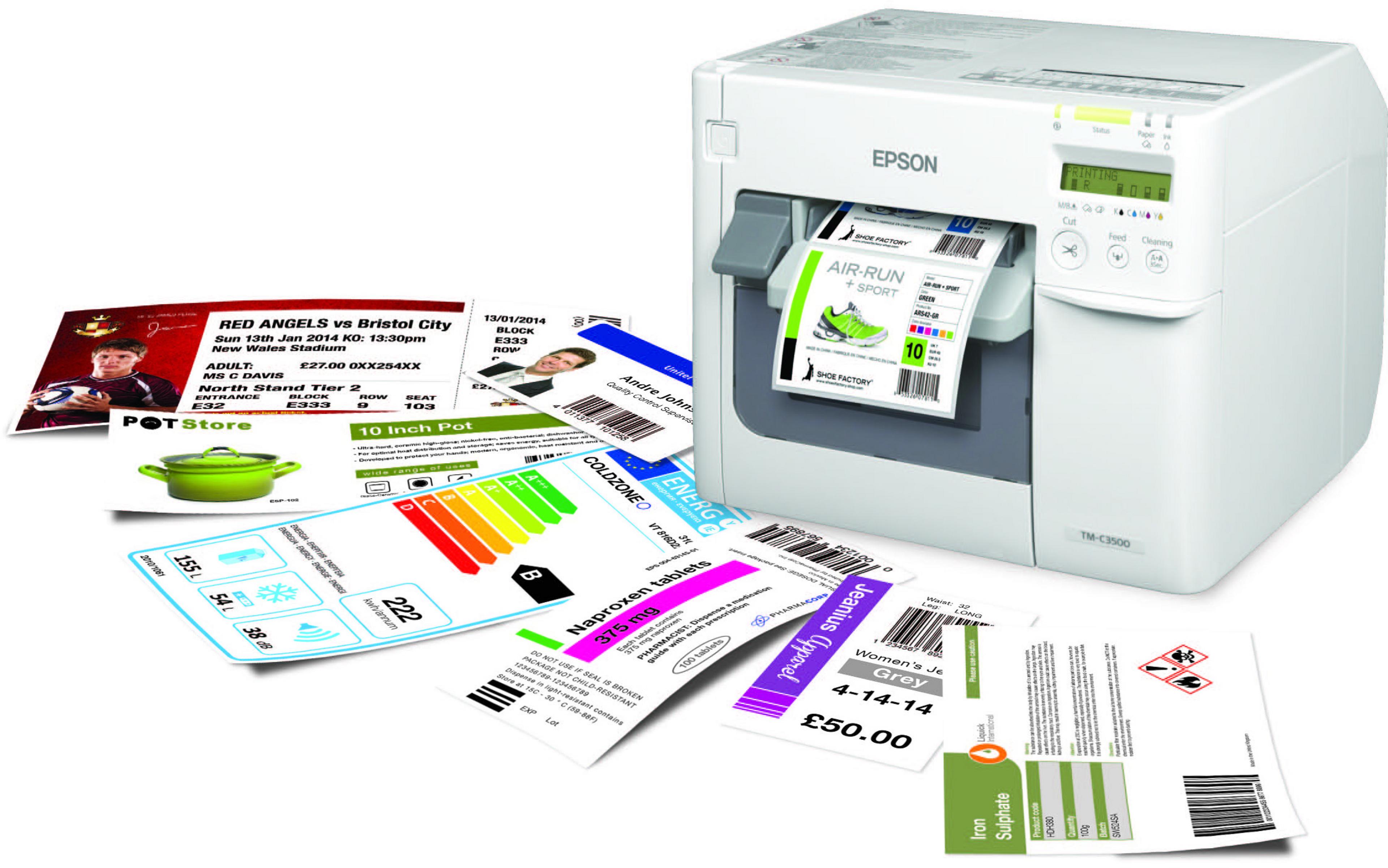 Epson TM-C3500 Ethernet Printer