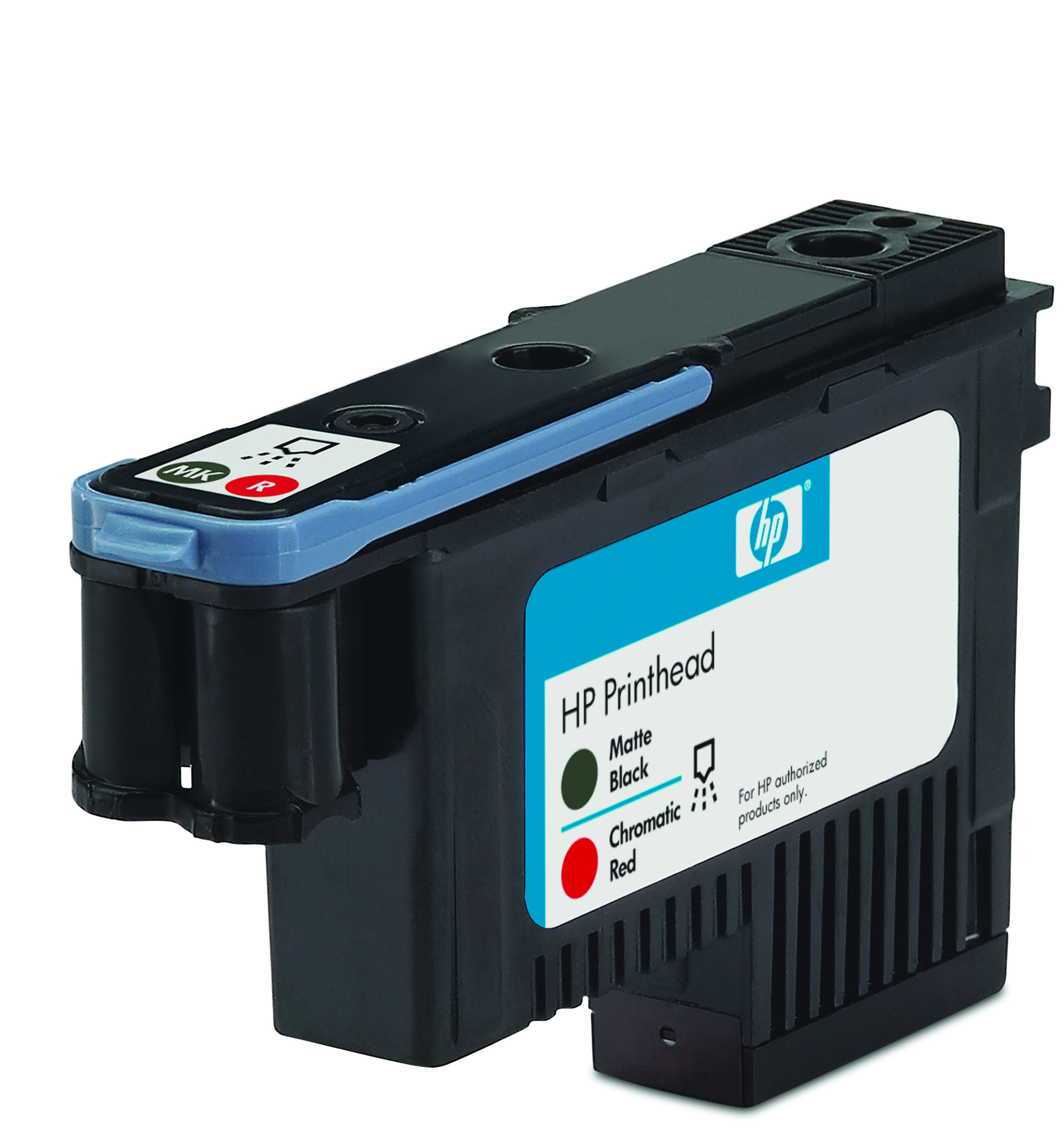 HP 73 Print Head Matte Black+Chrome Red