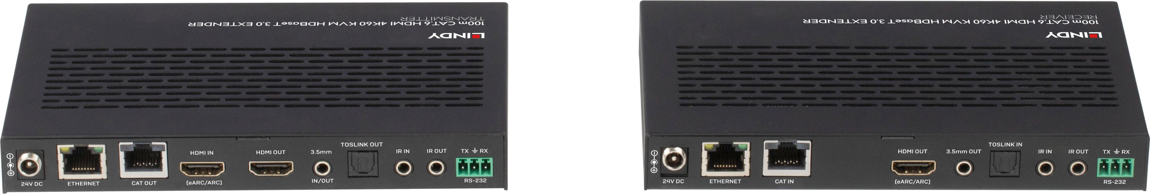 Extension KVM LINDY HDMI & IR Cat6a 100m