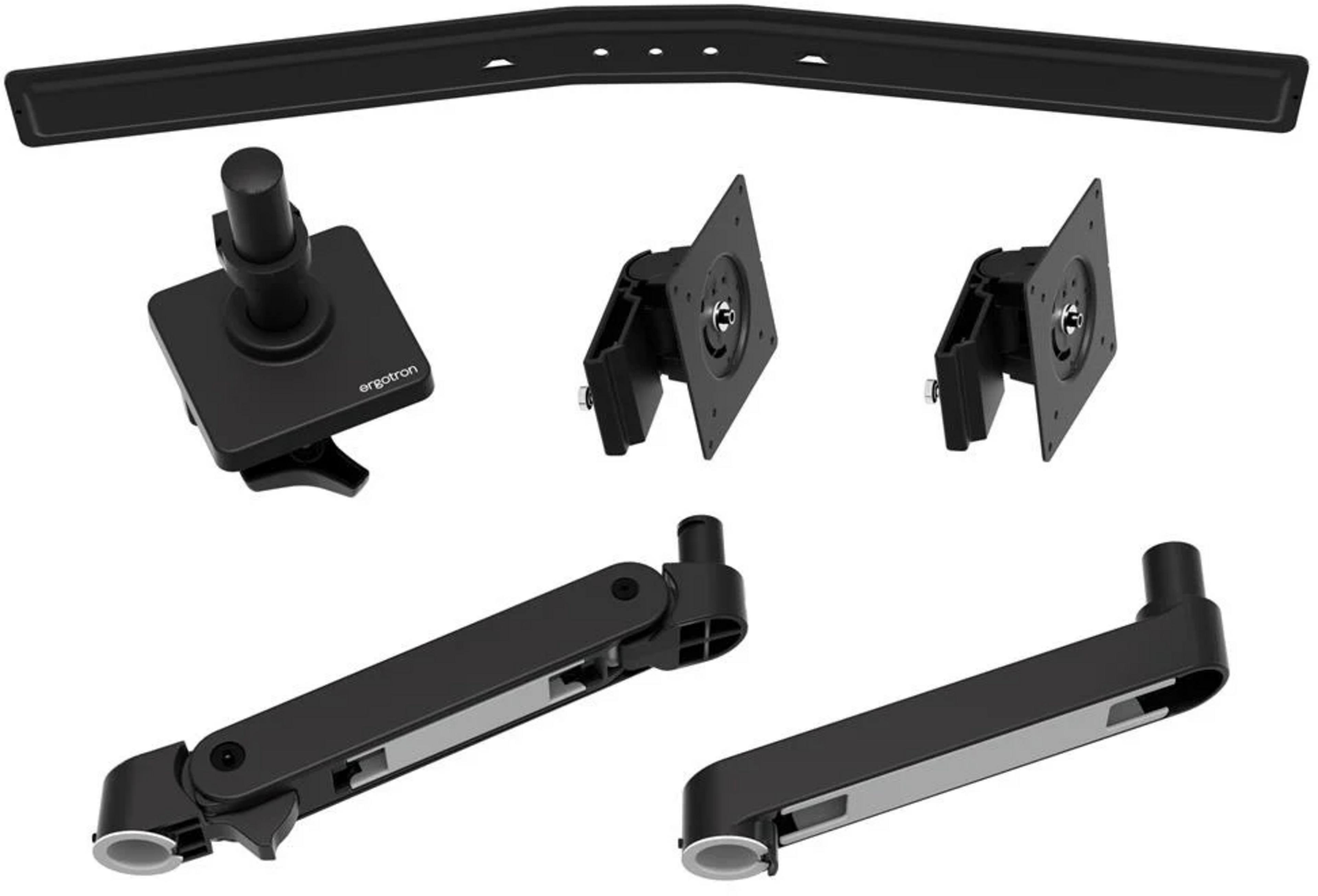Ergotron LX Pro Direct Dual Desk Arm Blk