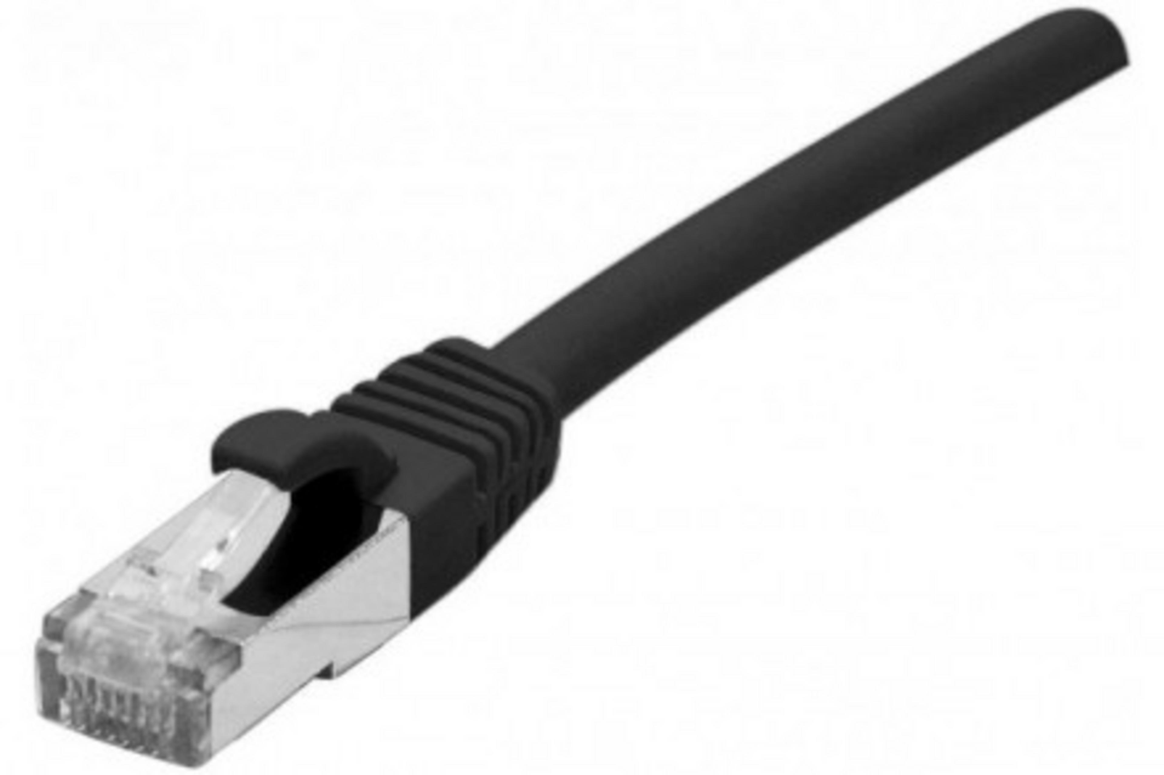 RJ45 F/UTP Cat6 snagless schwarz 2m