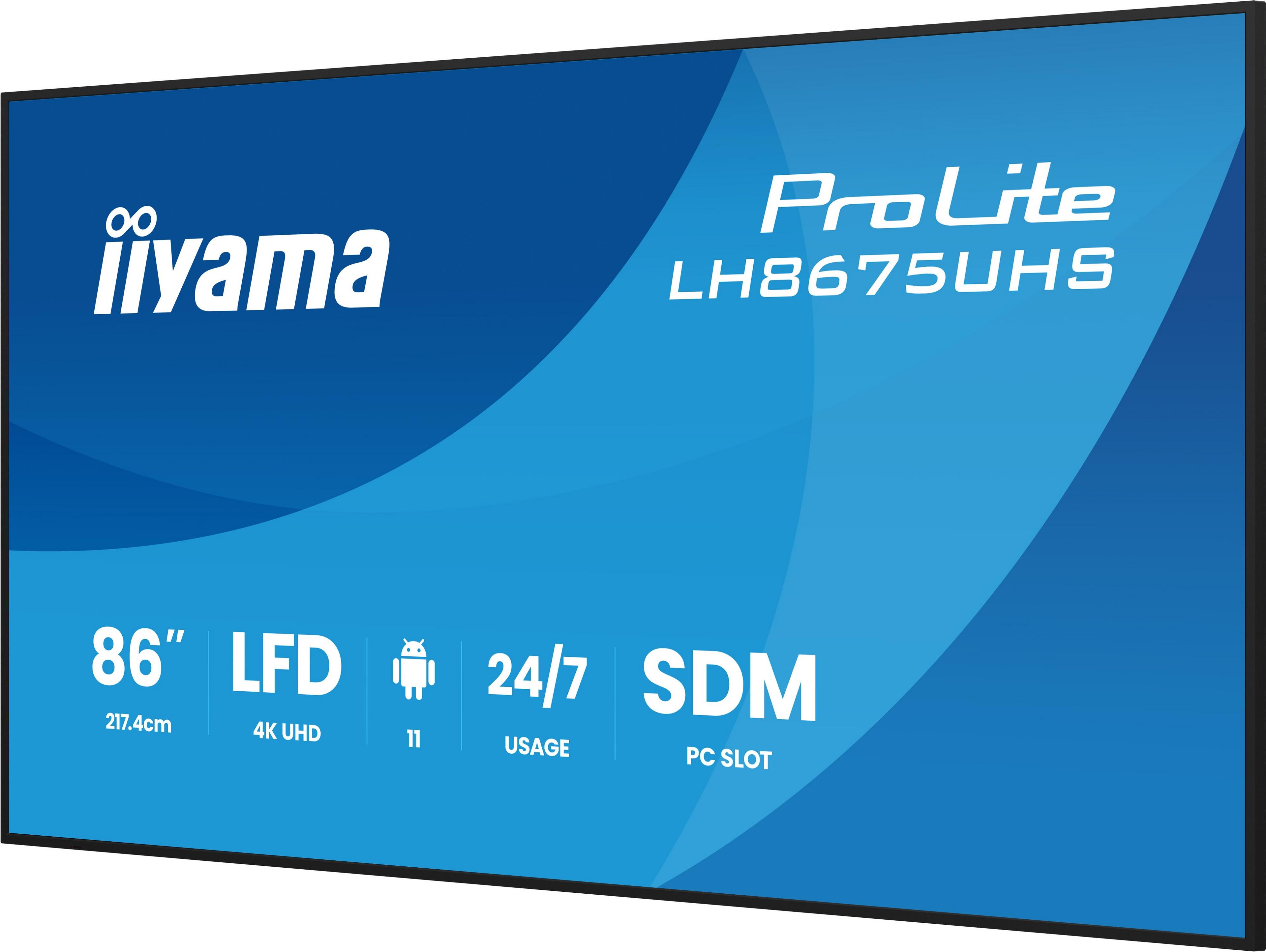 iiyama ProLite LH8675UHS-B2AG Display