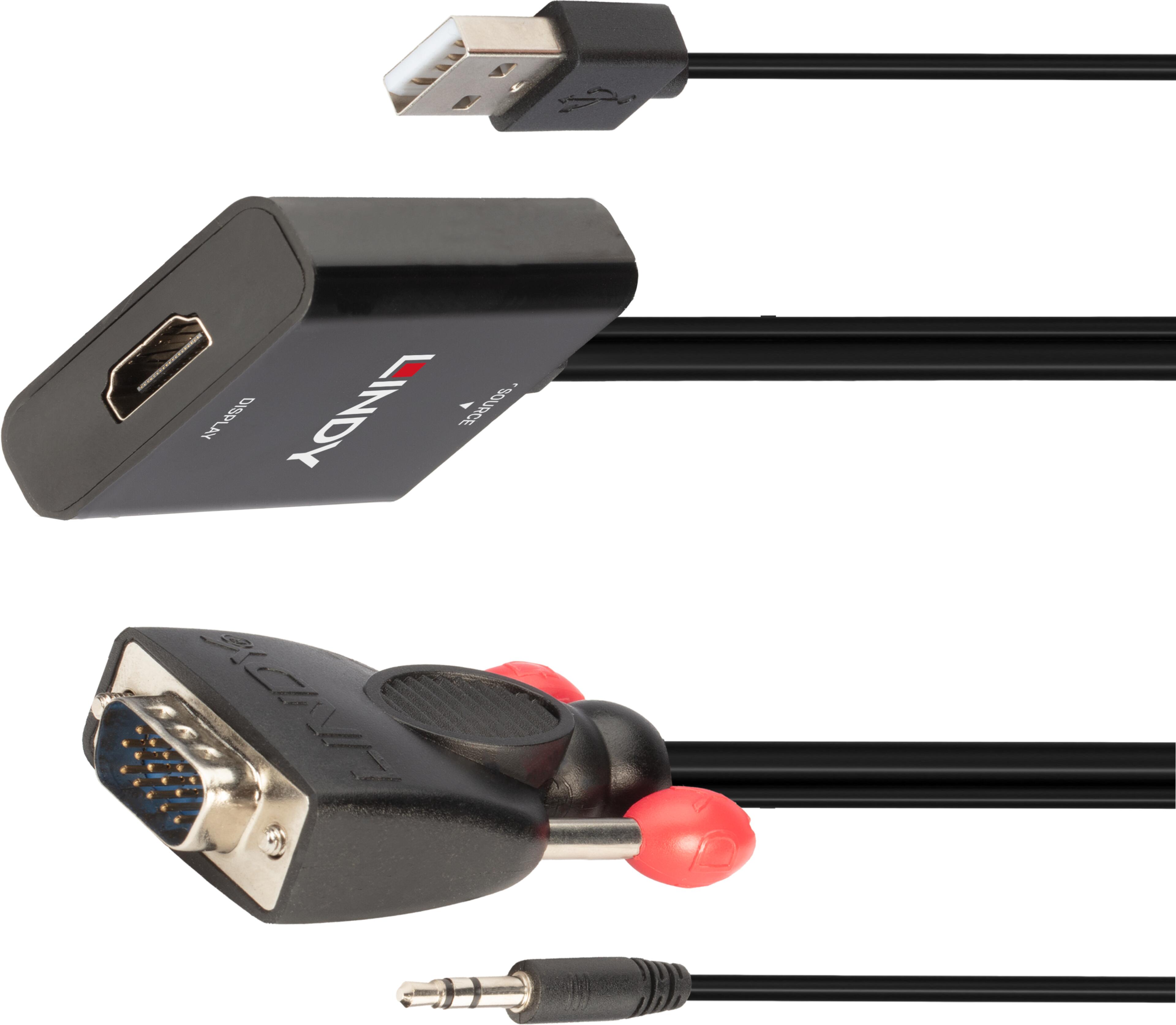 LINDY VGA+Audio - HDMI Adapter