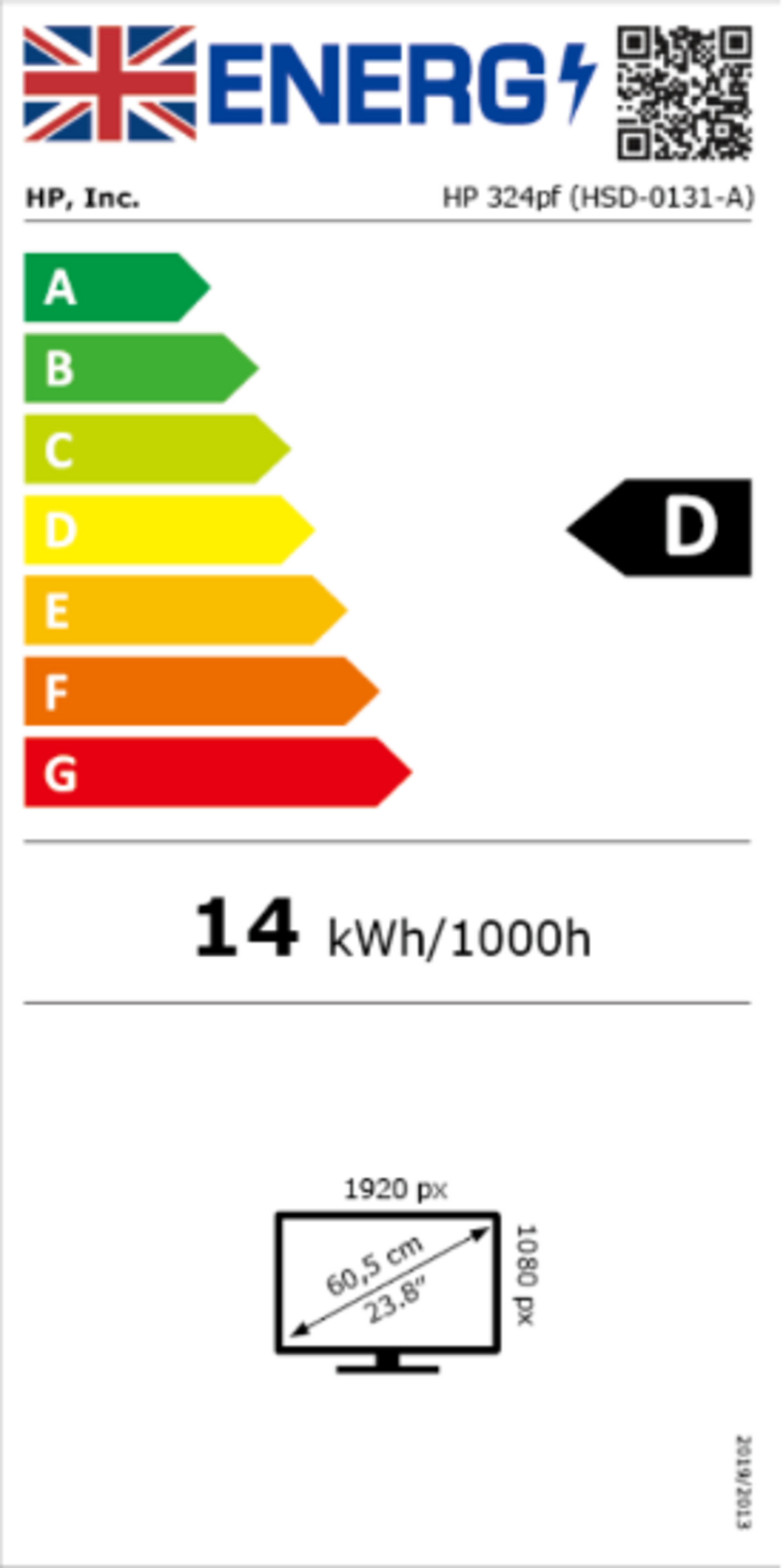 HP Series 3 Pro FHD Monitor 324pv