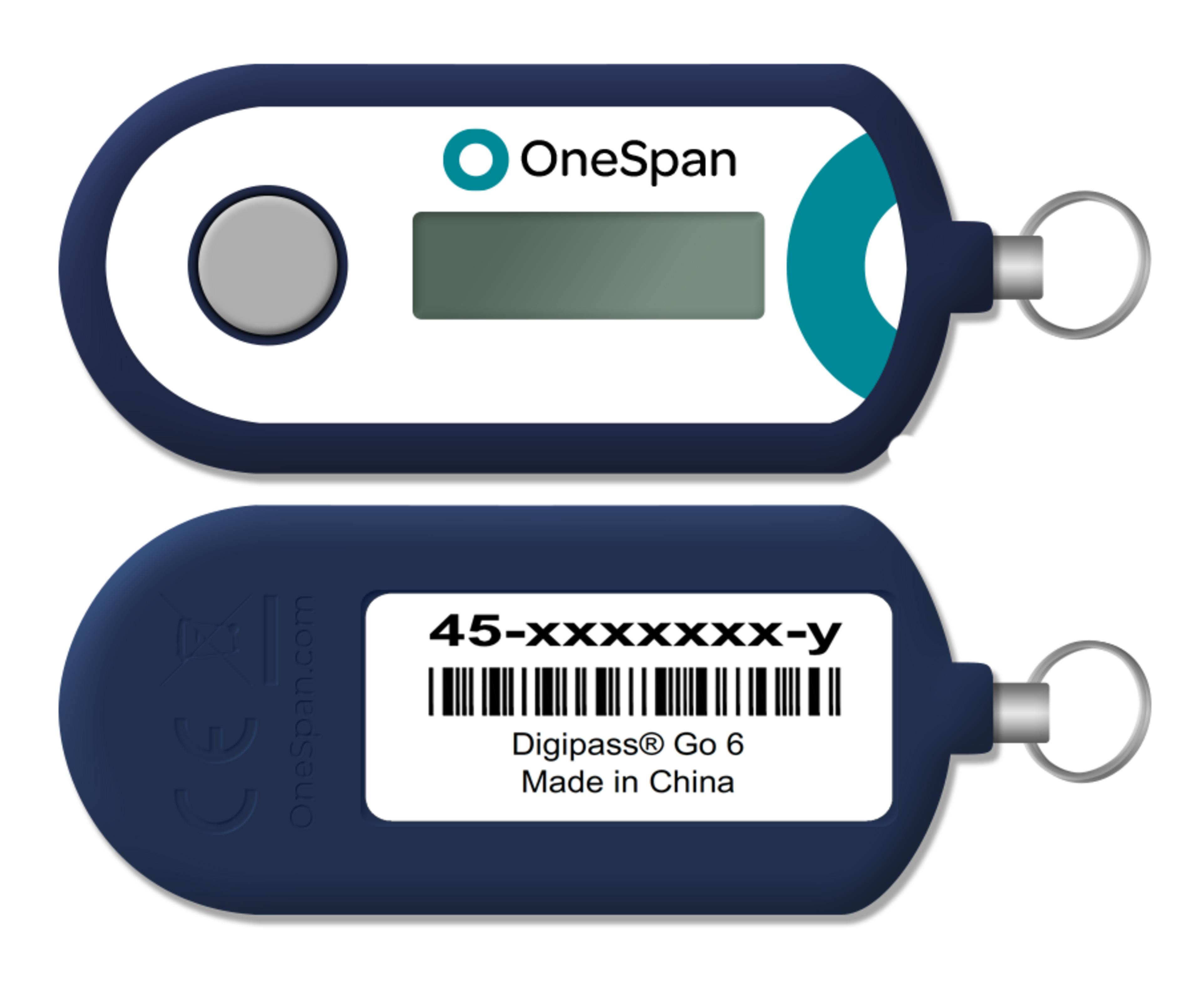 DIGIPASS GO-6 Token Azure (Min 5)