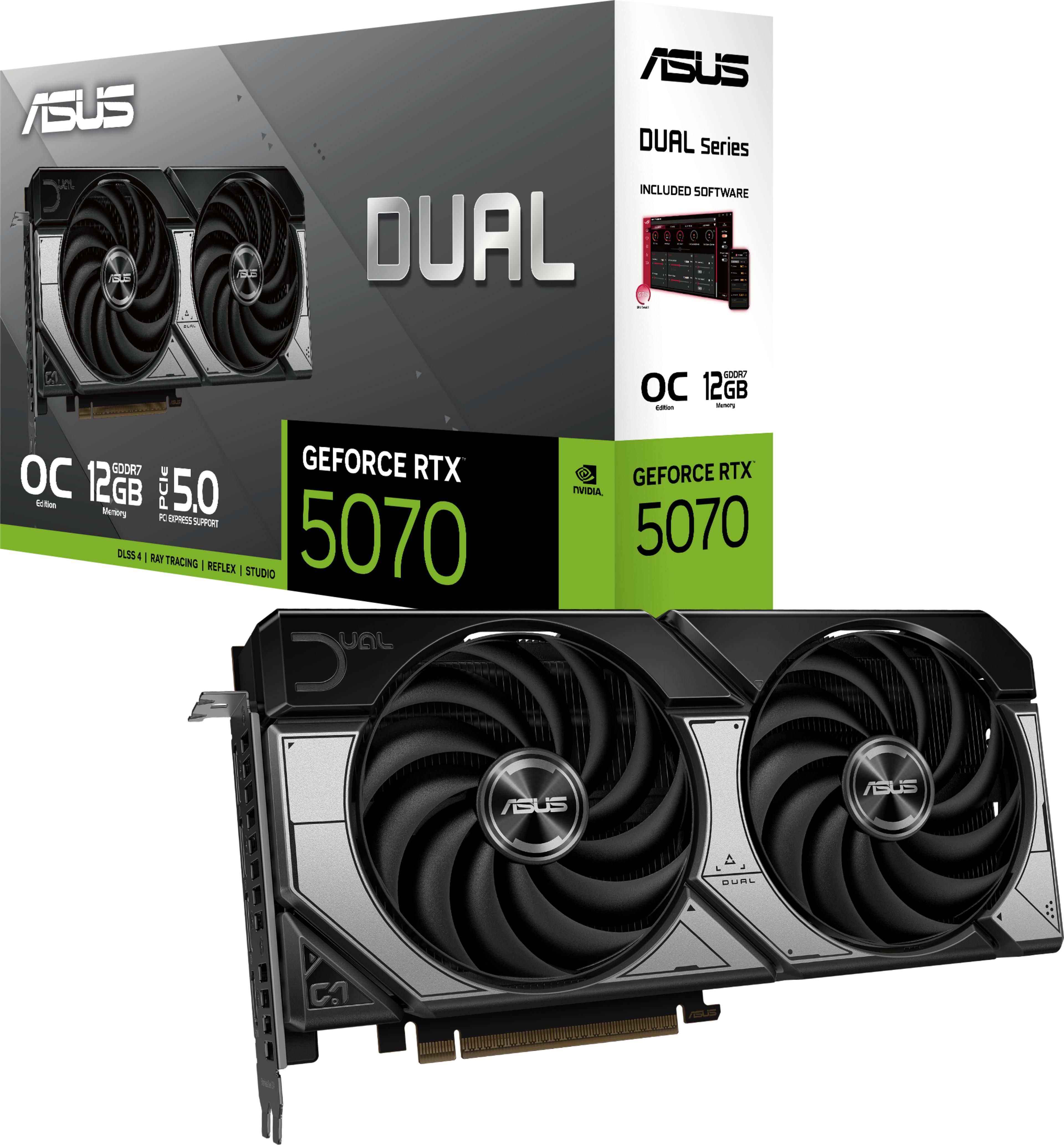 ASUS Dual GeForce RTX5070 OC Graphics Cd