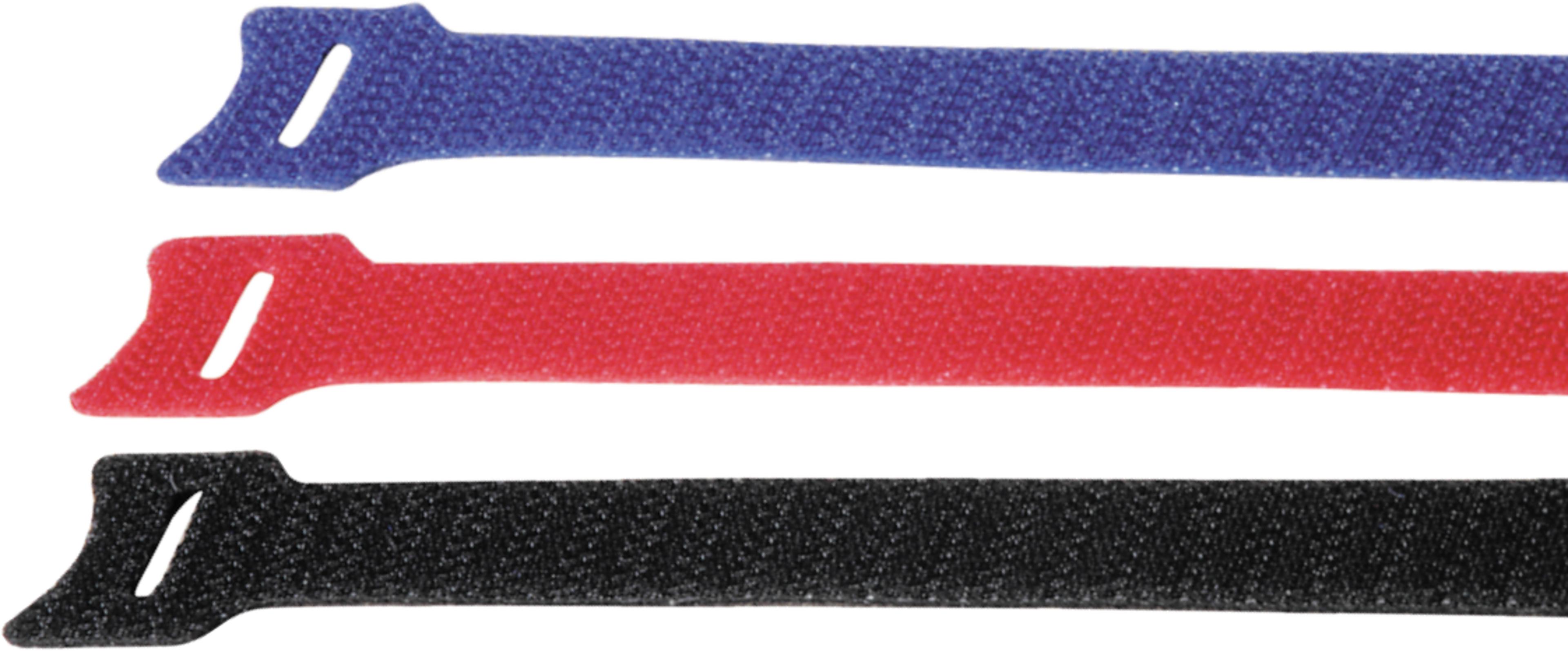 Klett-Kabelbinder 145 mm bunt 12 Stück