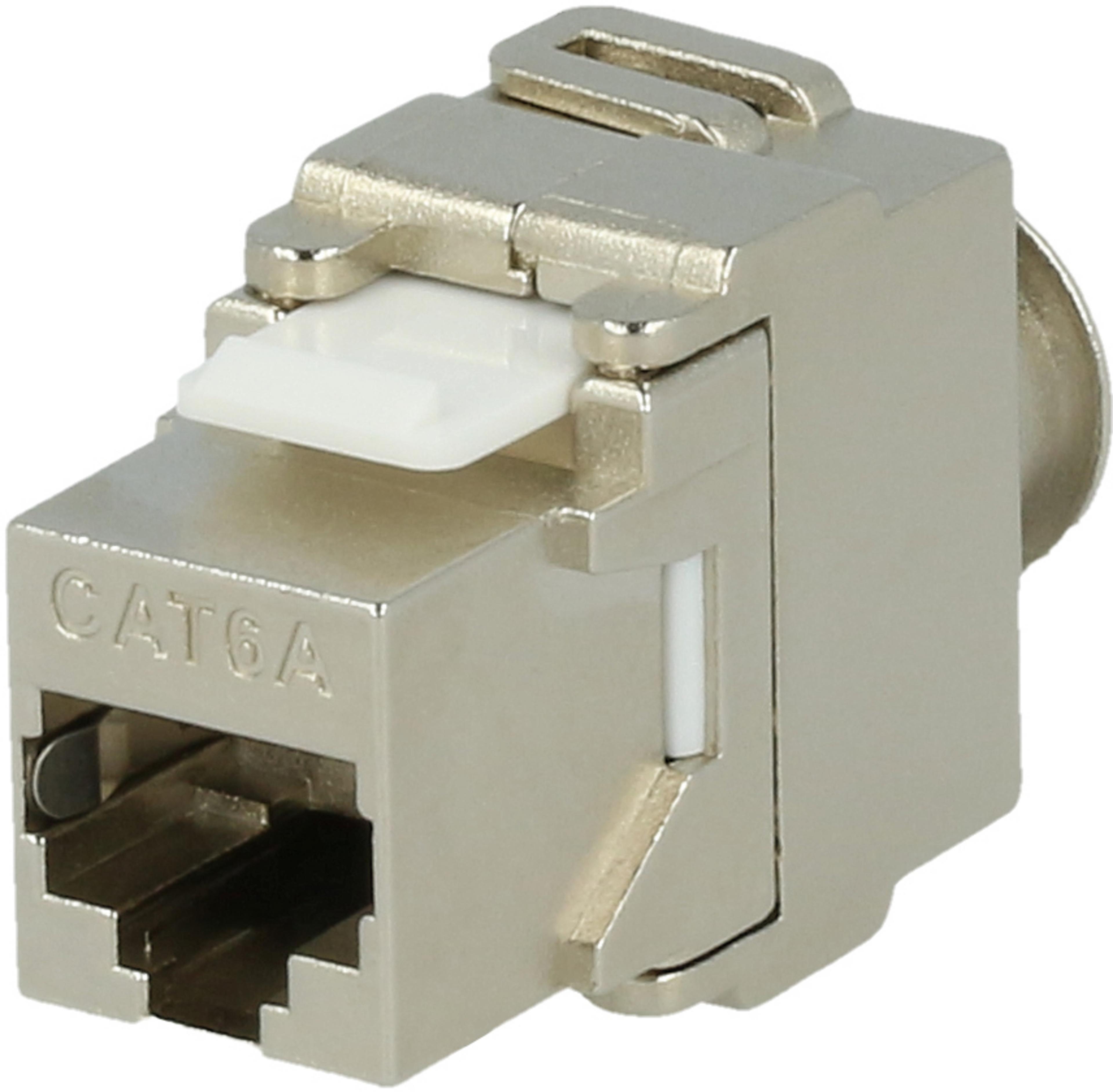 Keystone Jack 1x RJ45 STP Cat6a