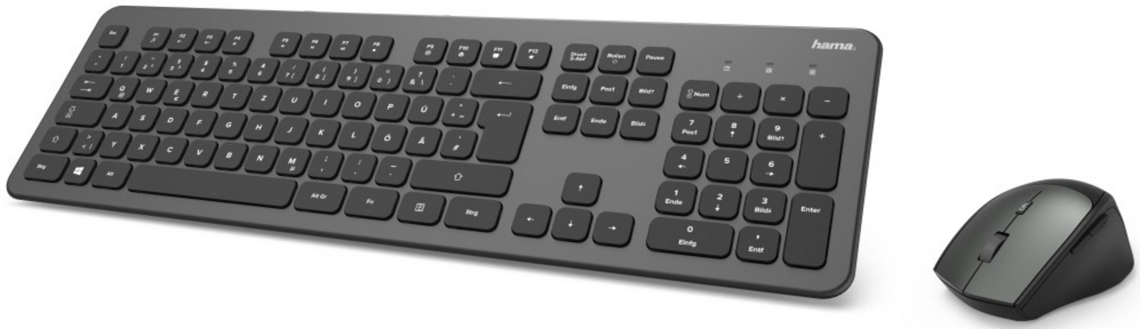 Hama KMW-700 Keyboard+Mouse Set Anthr.