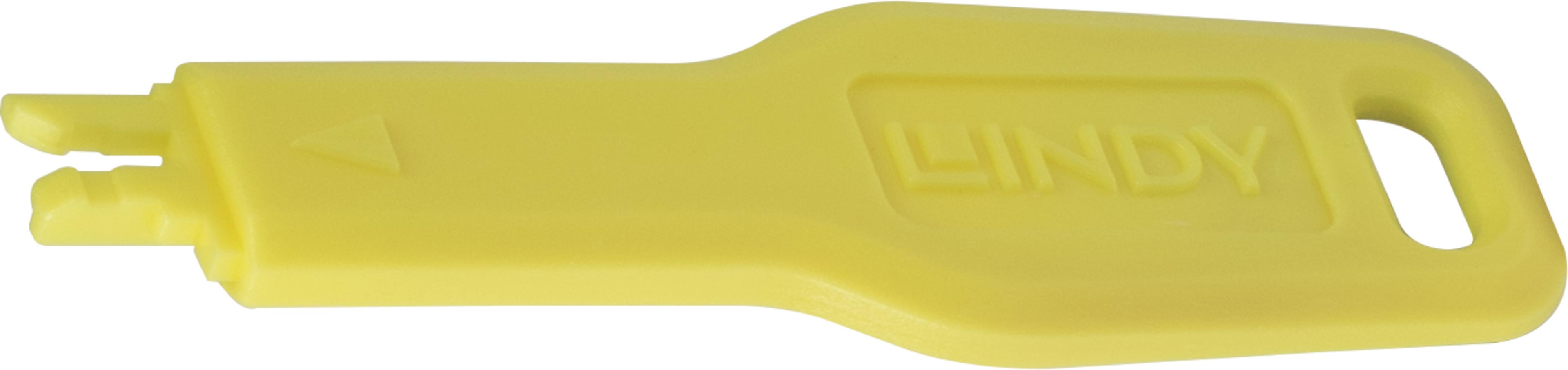 RJ45 Port Blocker Yellow