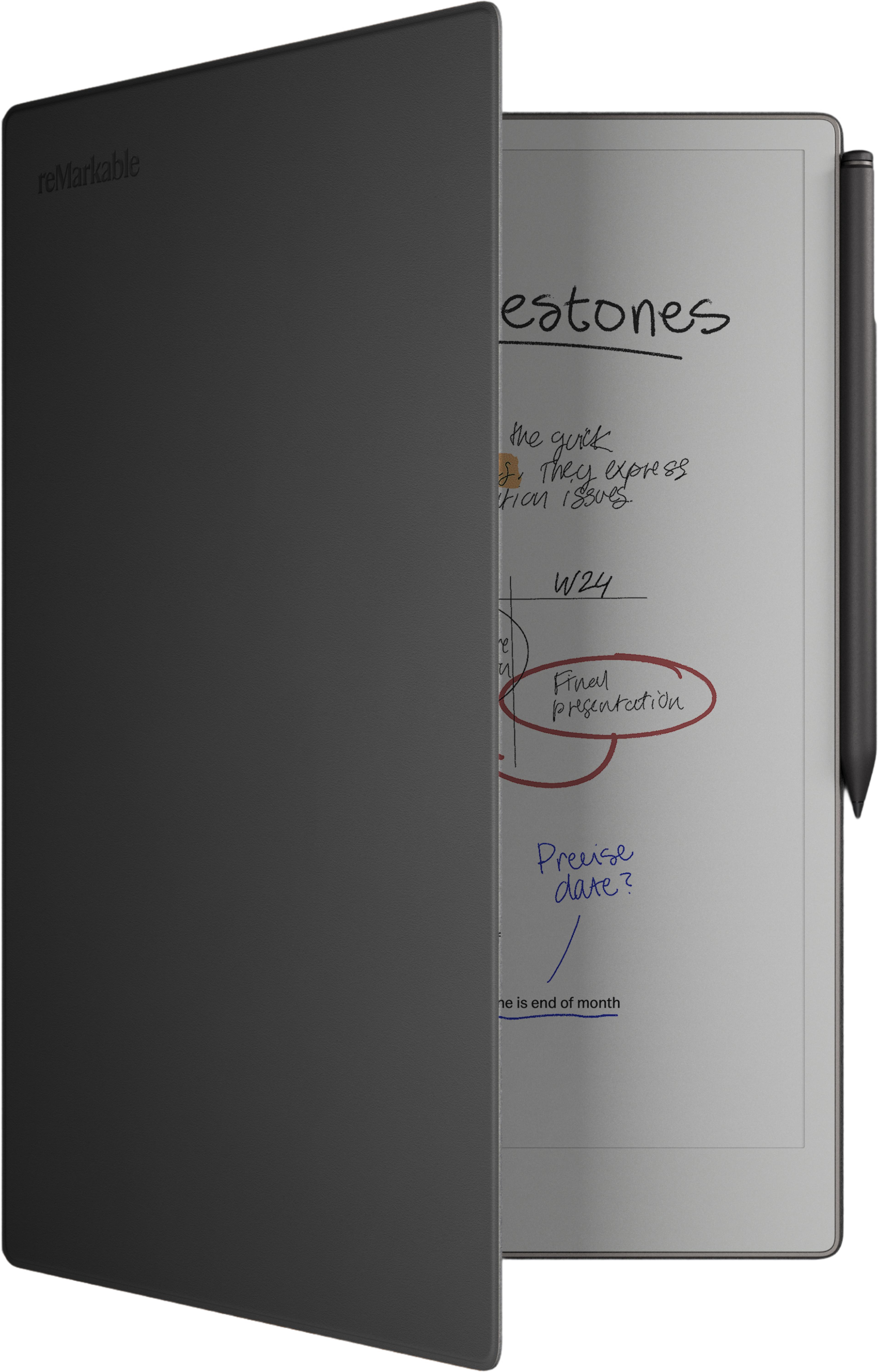 reMarkable Book Folio Pro Leder schwarz